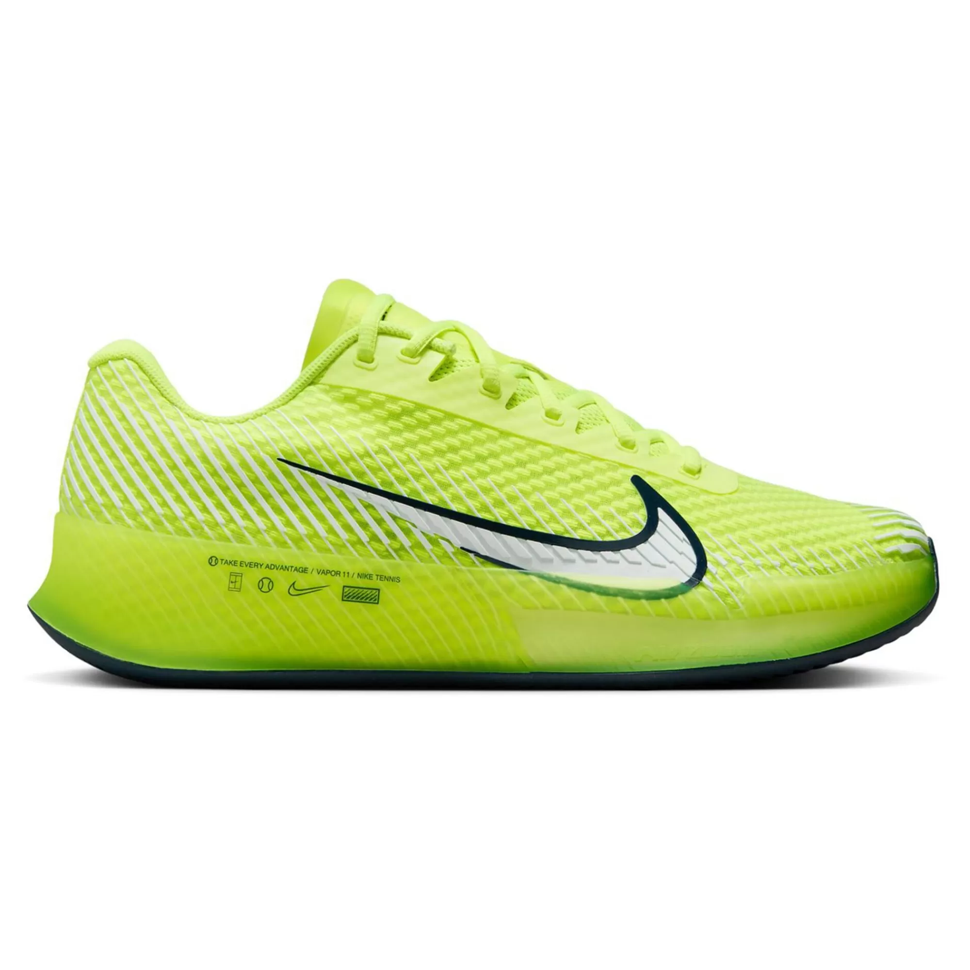 Air Zoom Vapor 11 Clay Court Shoe Men - Neon Yellow>Nike New