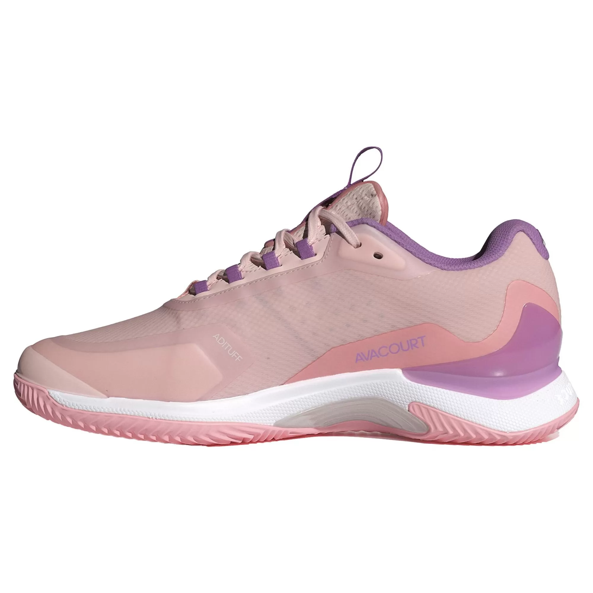 Avacourt 2 Clay Court Shoe Women - Apricot, Violet>adidas Sale