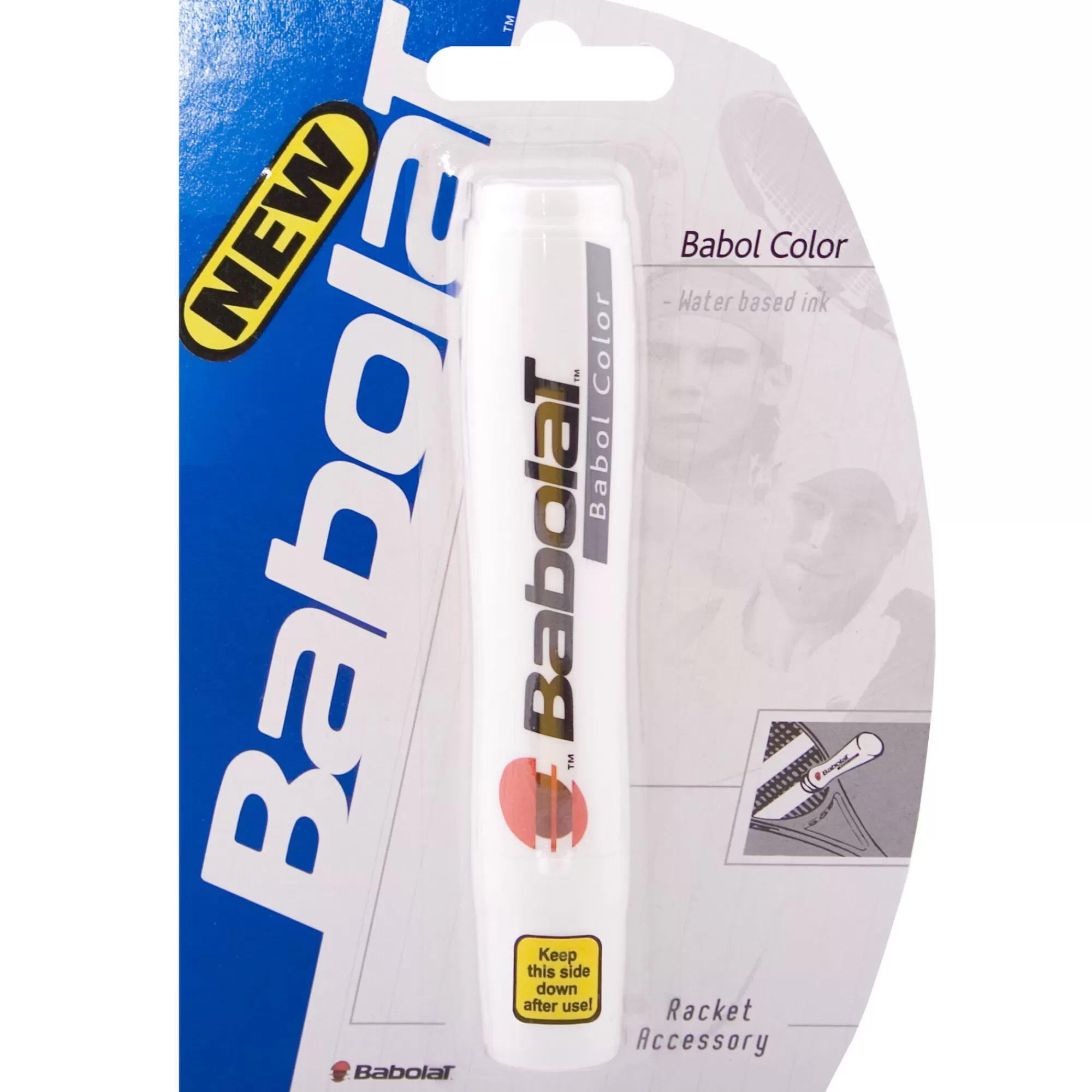 Babol Color Stencil Ink - White>Babolat Cheap