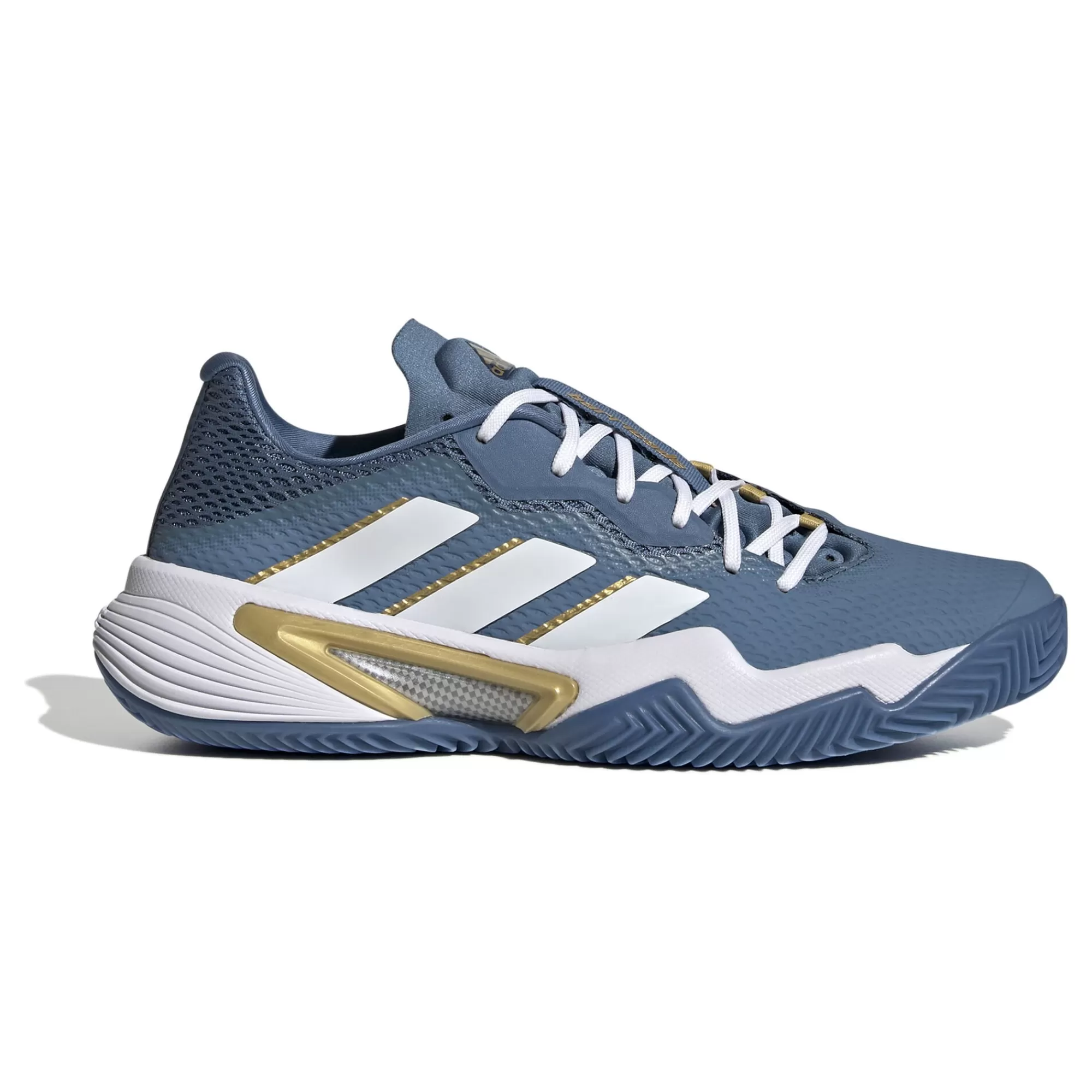 Barricade Clay Court Shoe Women - Blue, Gold>adidas Store
