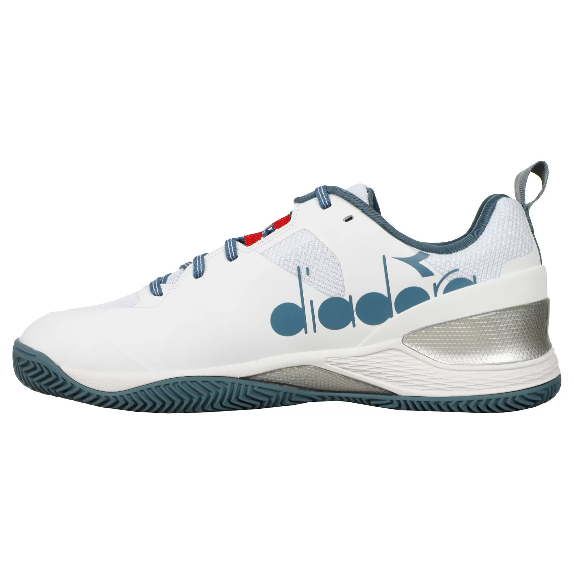 Blushield Torneo 2 Clay Court Shoe Men - White, Petrol>Diadora Fashion