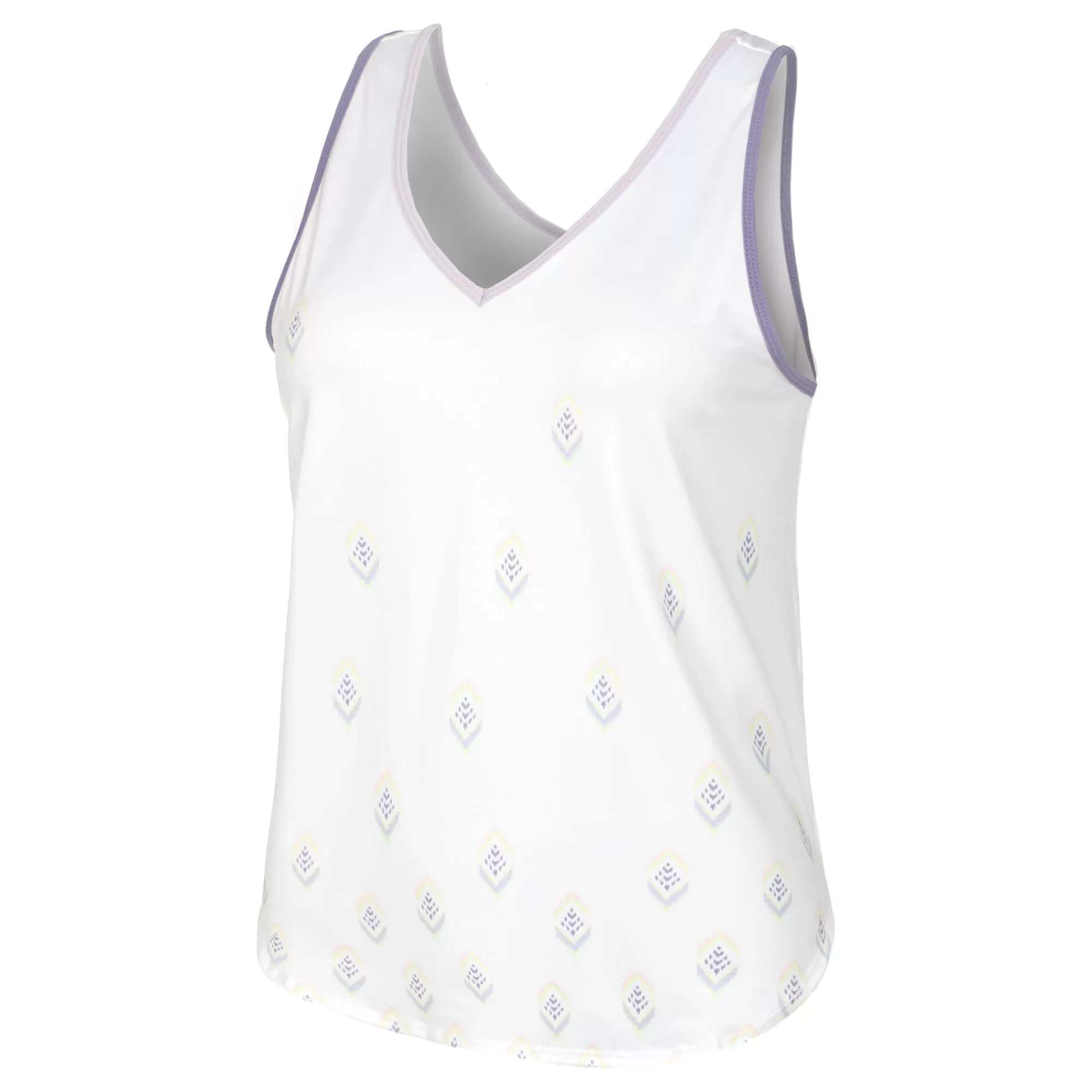 Breezy Ikat Tank Top Women - White, Multicoloured>Lucky in Love Best