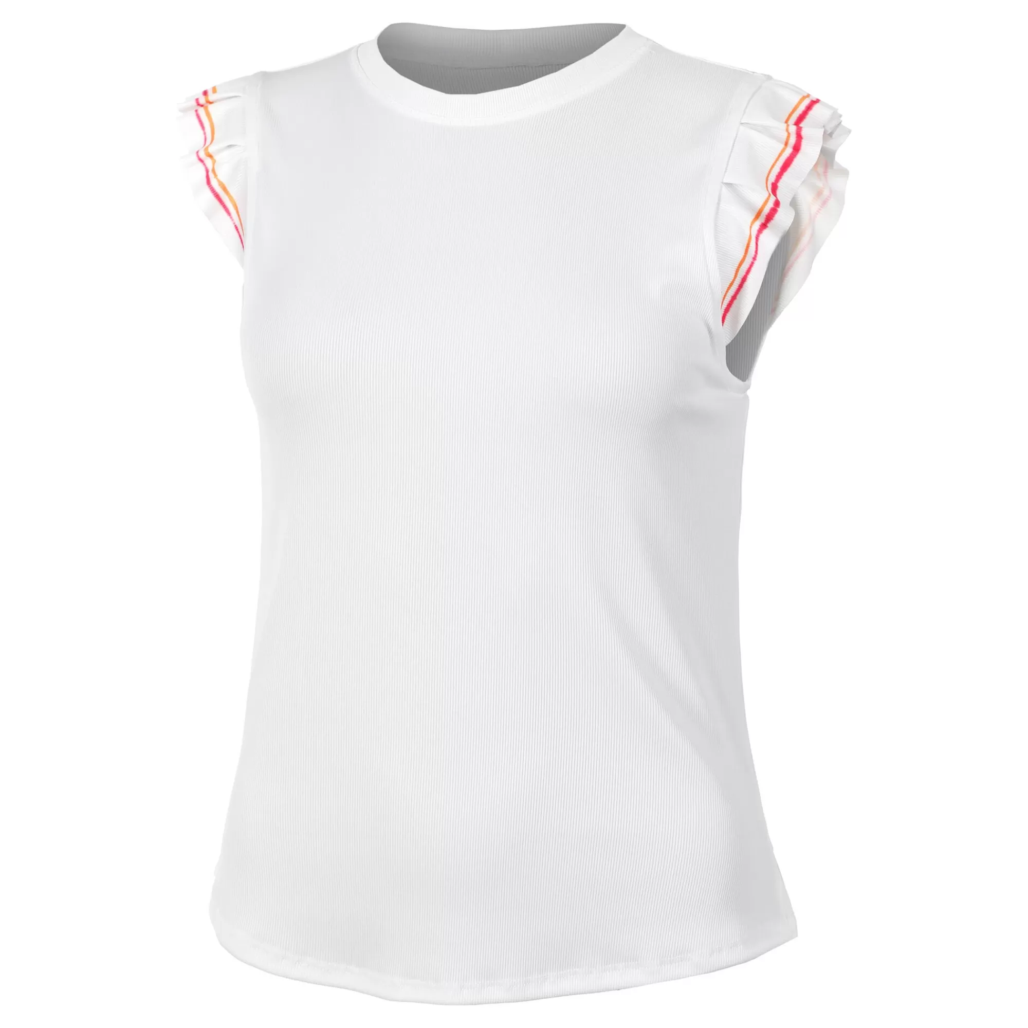 Classic Stripes Rib Tank Top Women - White>Lucky in Love Discount