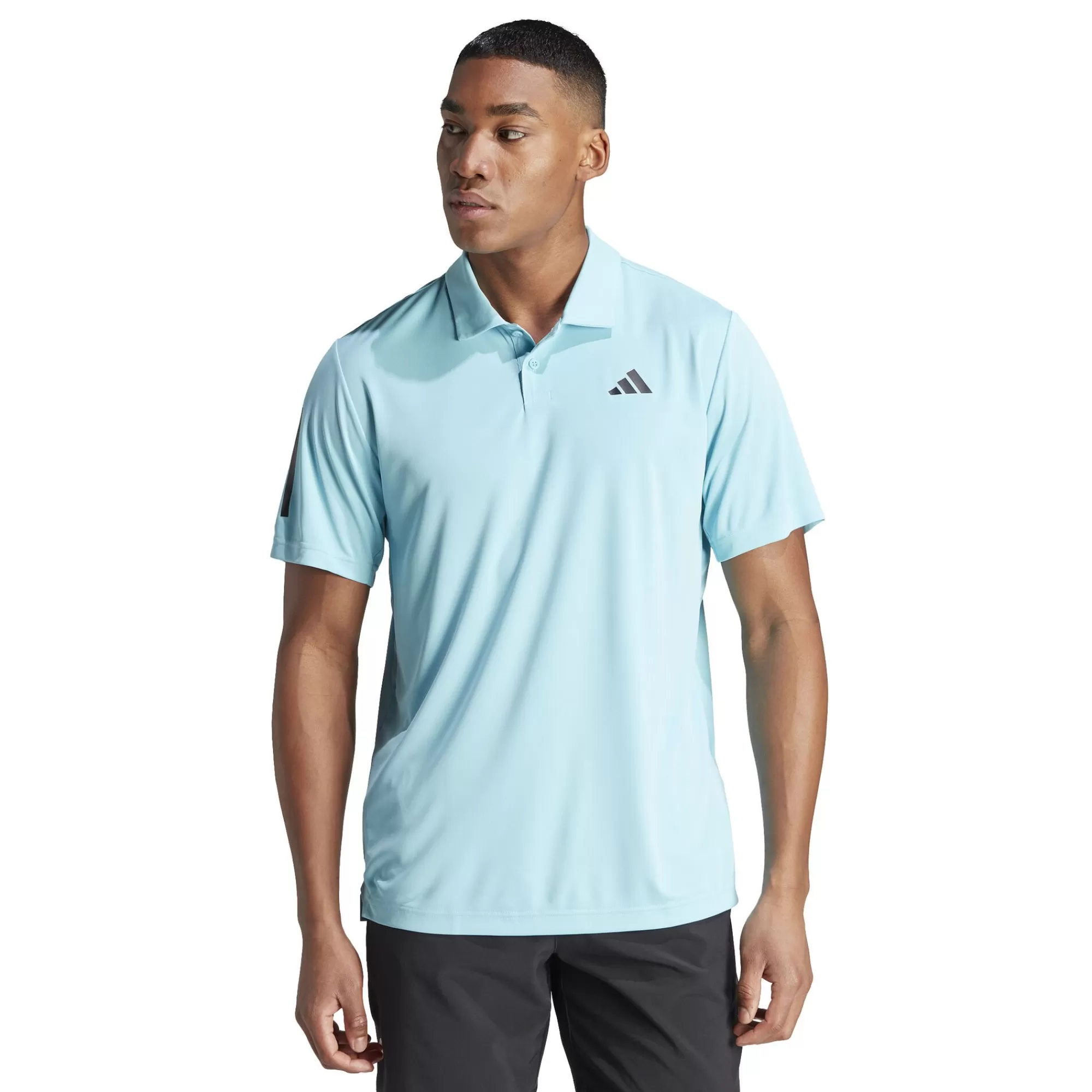 Club 3 Stripes Polo Men - Light Blue>adidas Best Sale