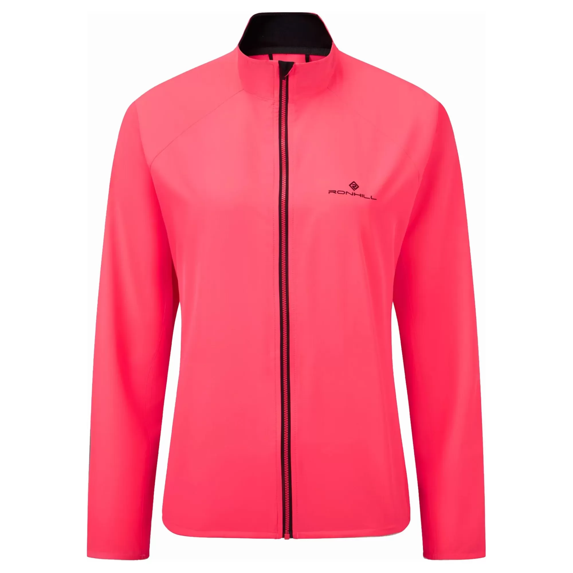 Core Running Jacket Women - Coral, Black>Ronhill Outlet