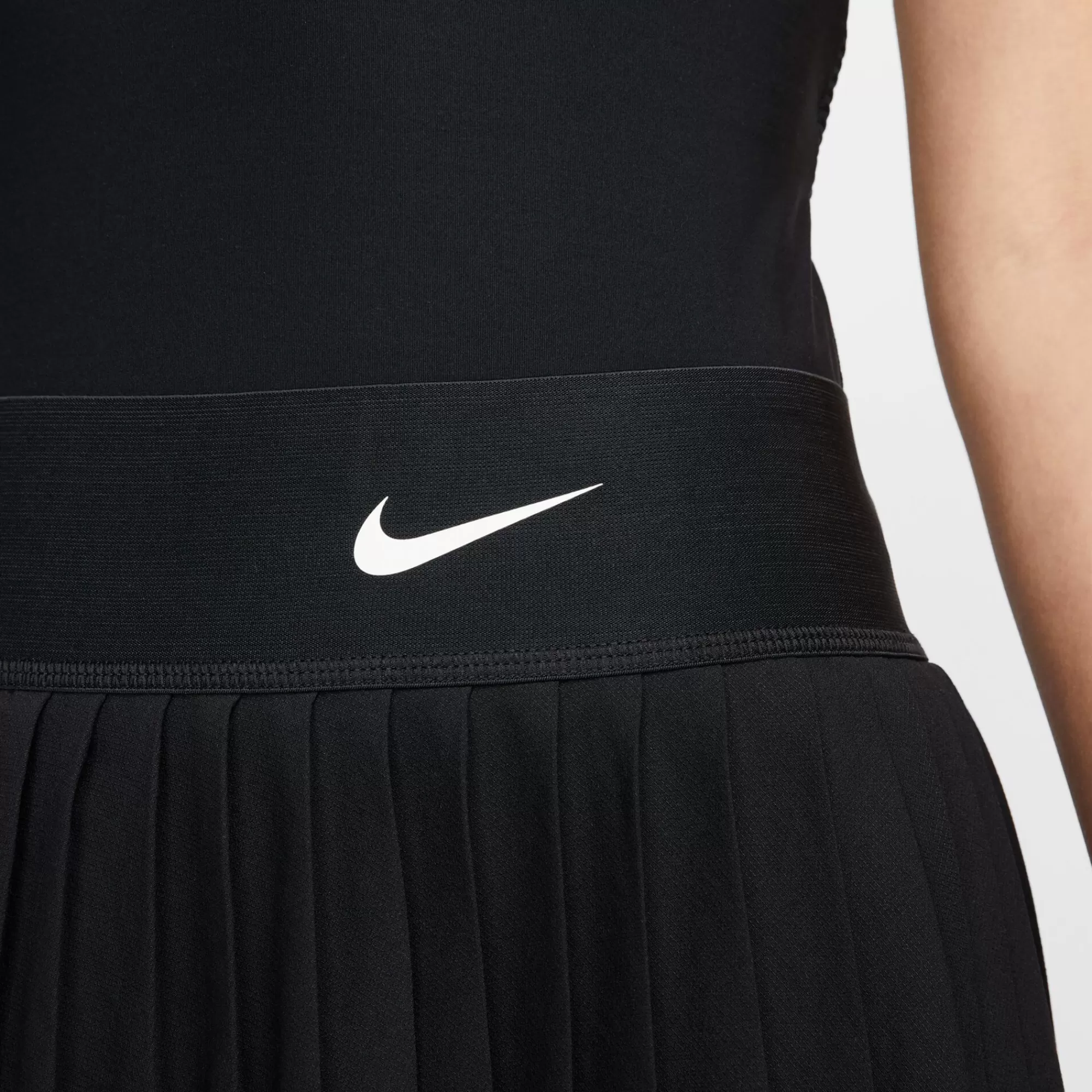 Court Dri-Fit Advantage Pleated Skirt Women - Black, White>Nike Shop