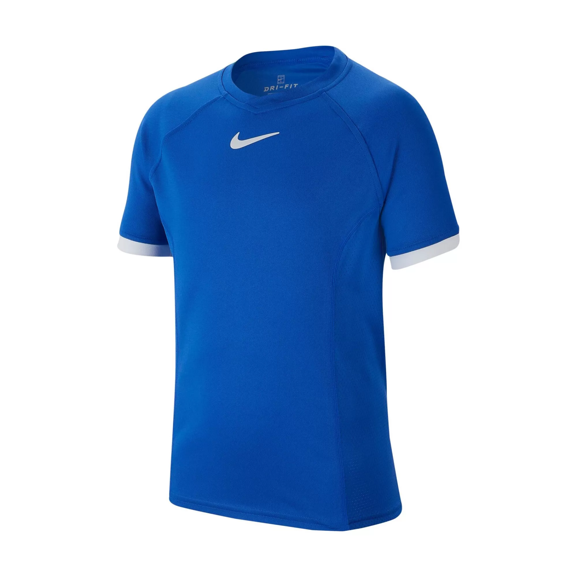 Court Dri-Fit T-Shirt Boys - Blue, White>Nike Cheap
