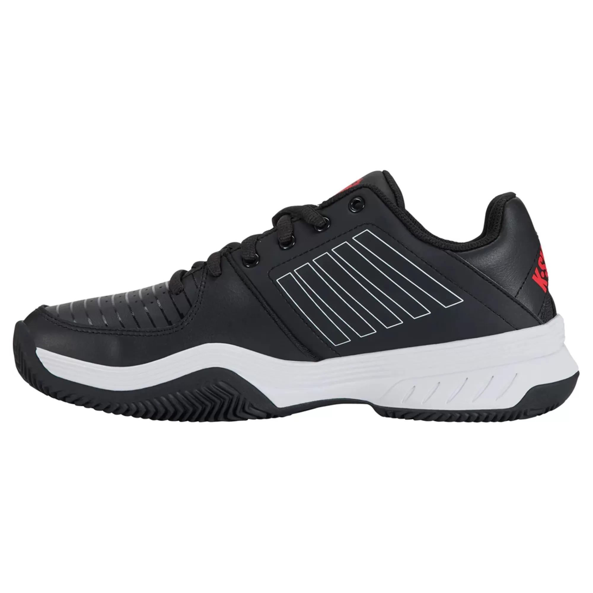 Court Express HB Clay Court Shoe Men - Black, White>K-Swiss Outlet