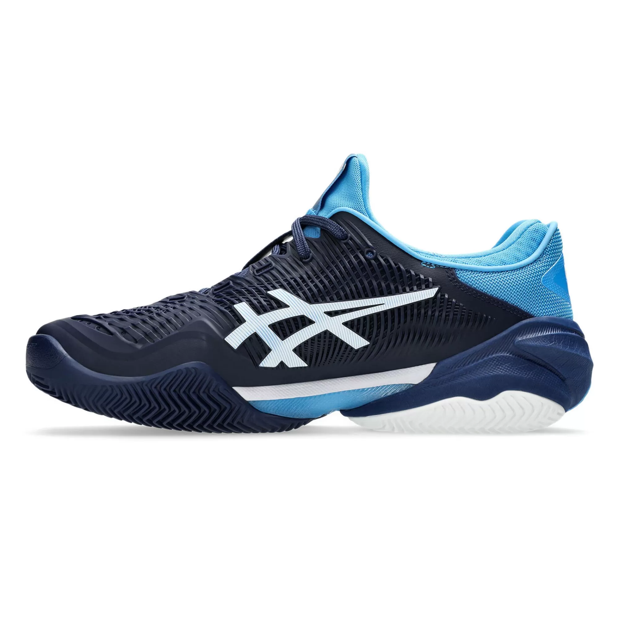Court FF 3 Clay Novak Clay Court Shoe Men - Blue, White>ASICS Sale
