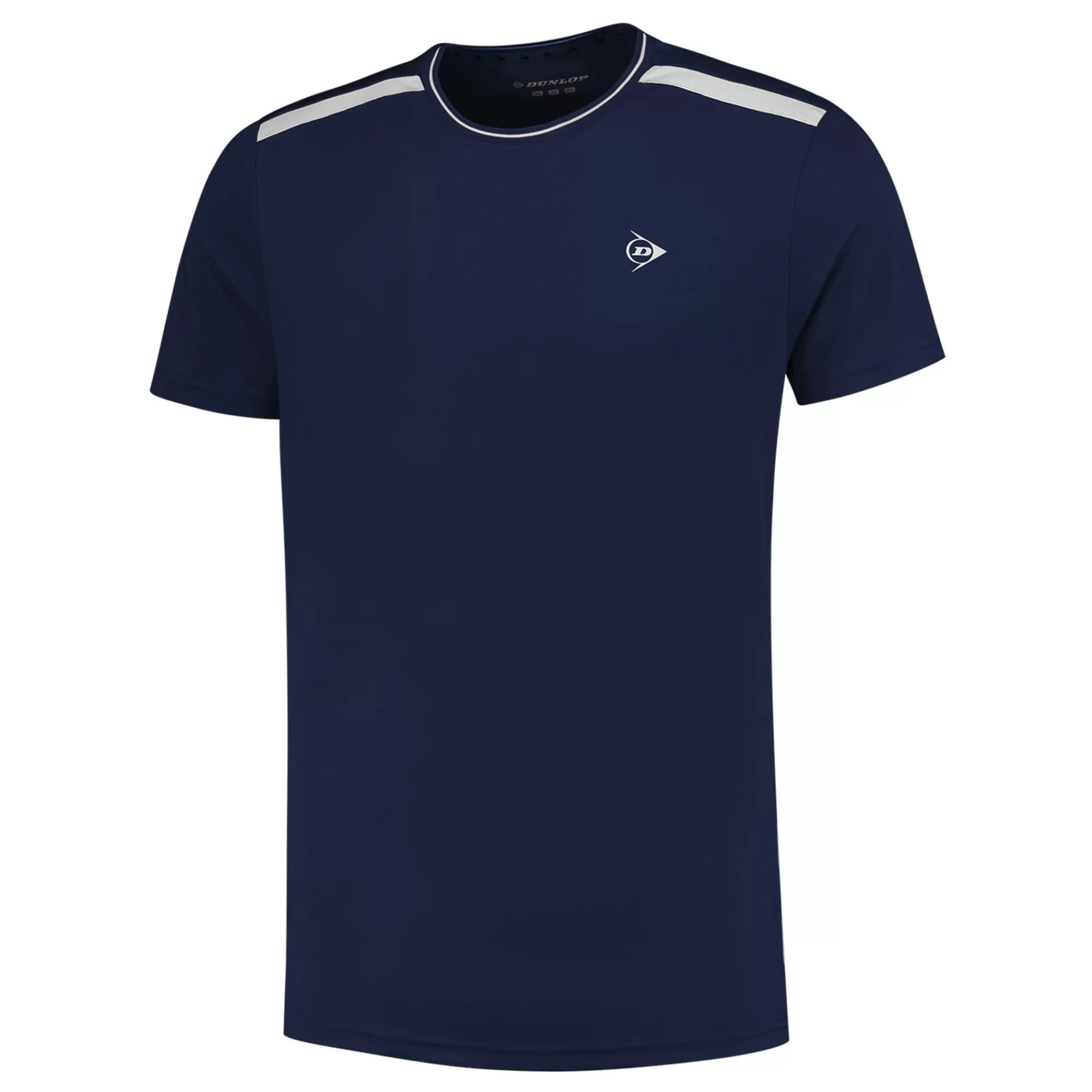 Crew T-Shirt Men - Dark Blue, White>Dunlop Flash Sale