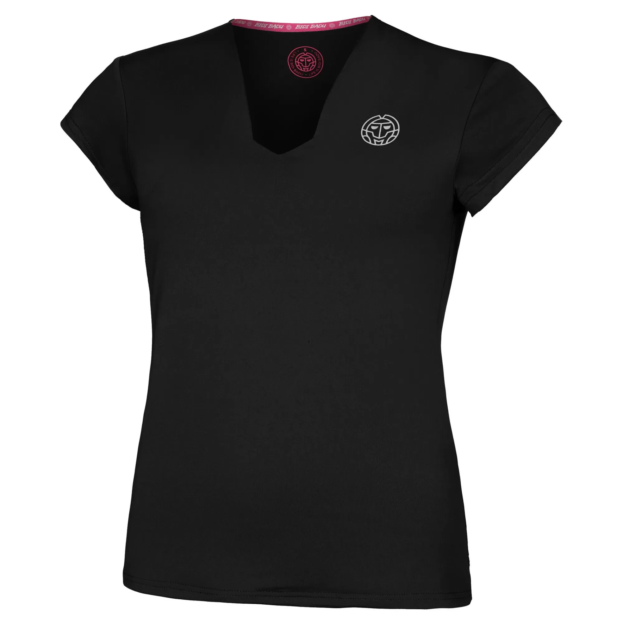 Crew V-Neck T-Shirt Women ->BIDI BADU New