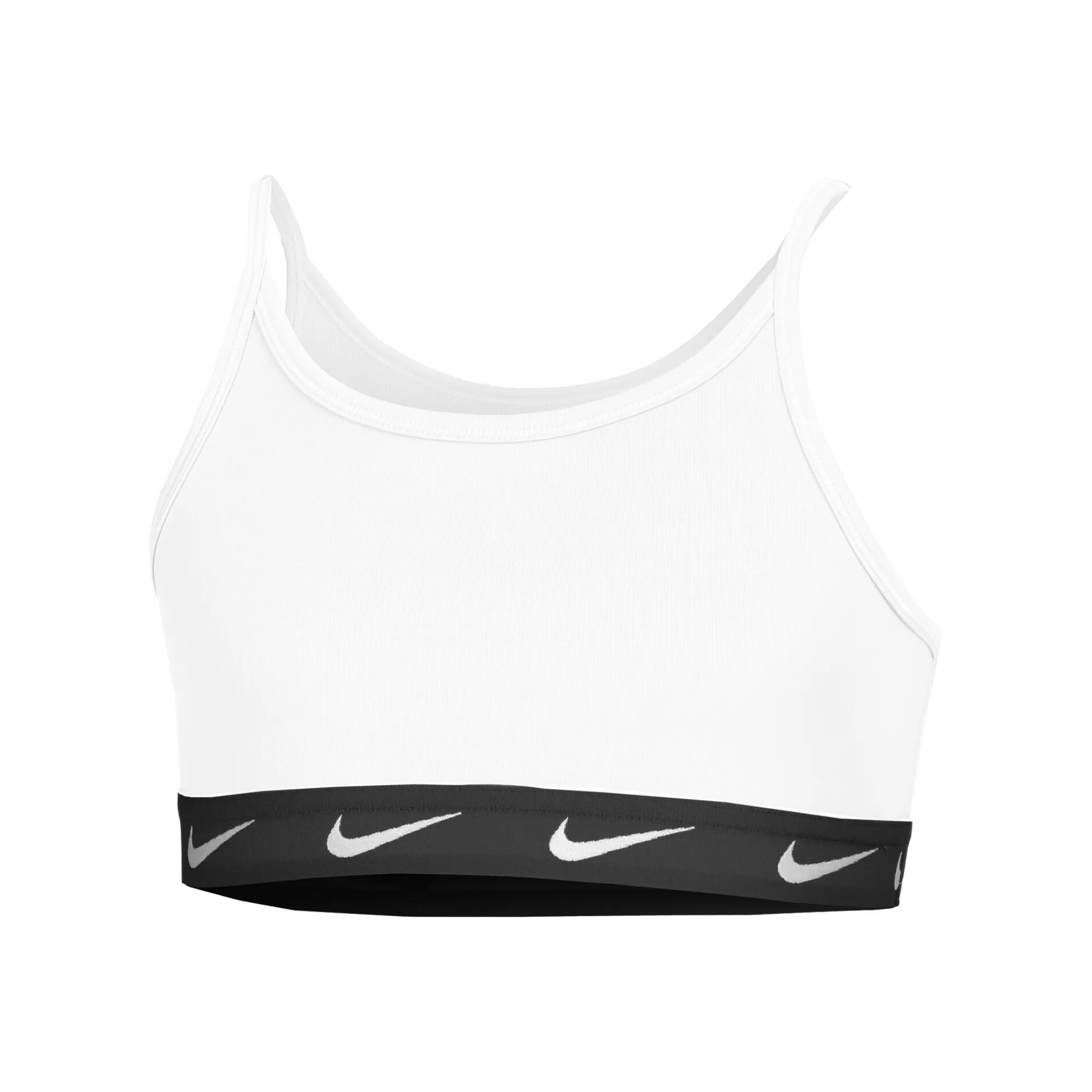 Dri-Fit Big Kids Sports Bras Girls - White, Black>Nike Hot