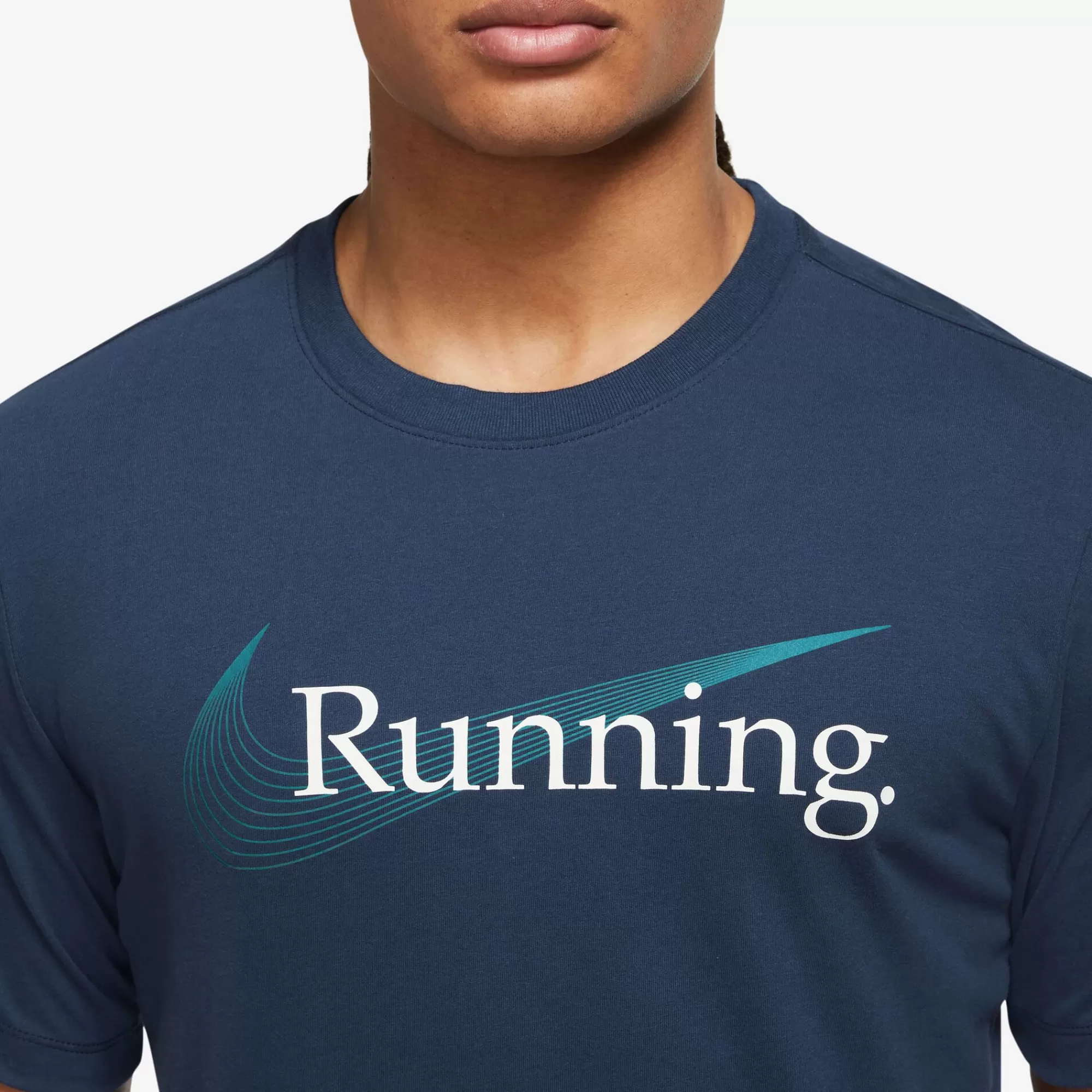 Dri-Fit Heritage Running Shirt Men - Dark Blue>Nike Fashion