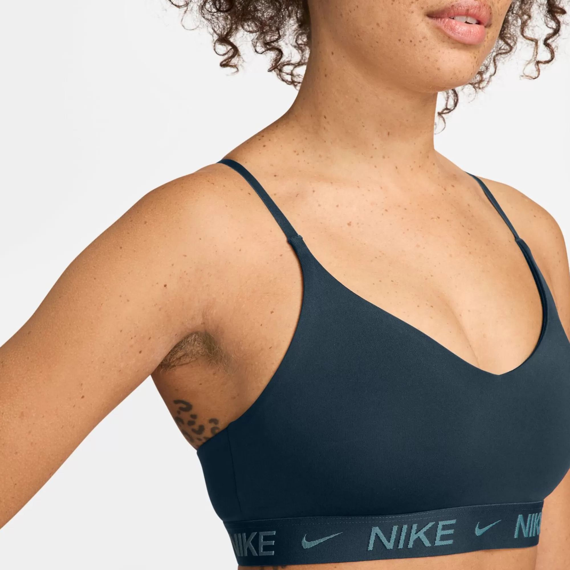 Dri-Fit INDY LGT Support Sports Bras Women - Dark Blue>Nike Flash Sale