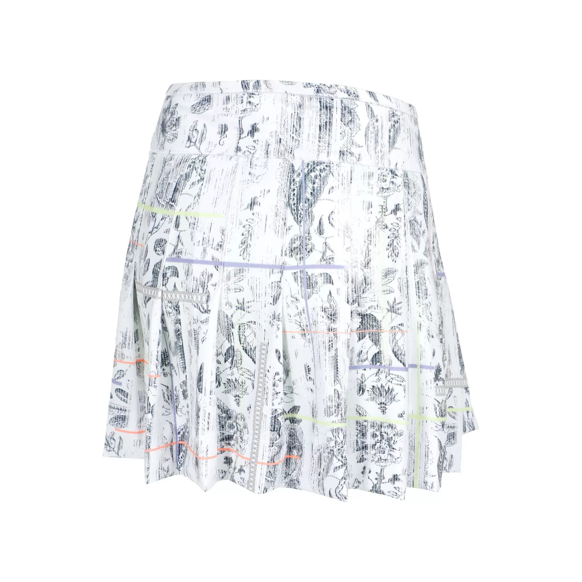 Electric Toile Skirt Women - White, Multicoloured>Lucky in Love Discount