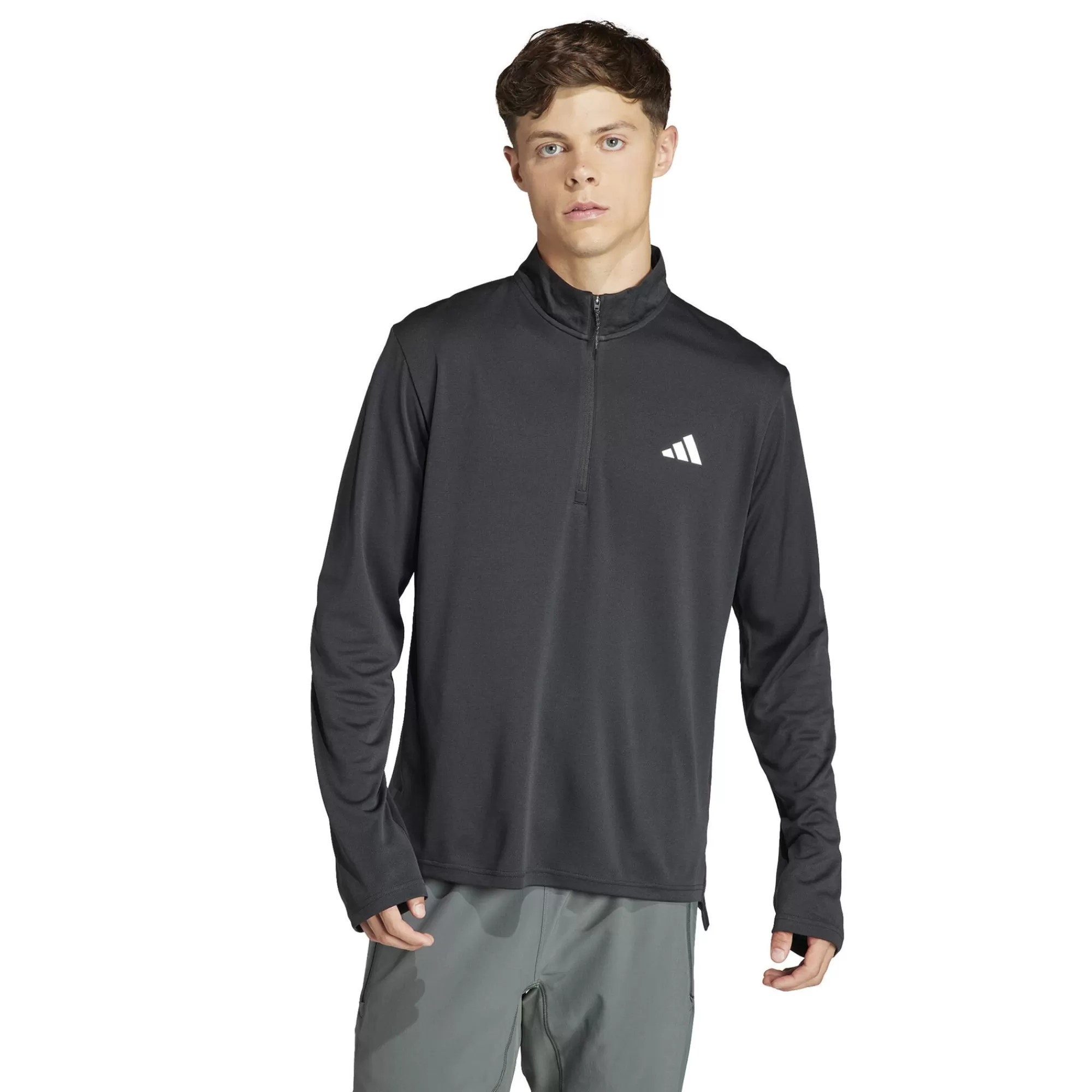 Essentials 1/4 Zip Long Sleeve Men ->adidas Clearance