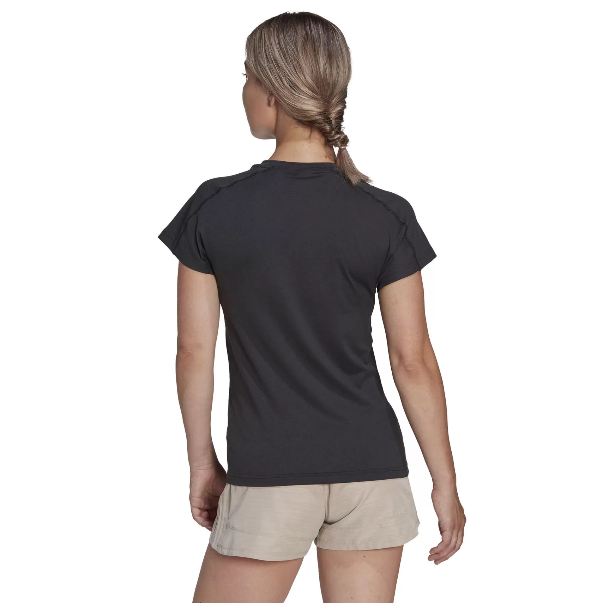 Essentials AEROREADY Train Minimal Branding V-Neck T-Shirt Women ->adidas Best