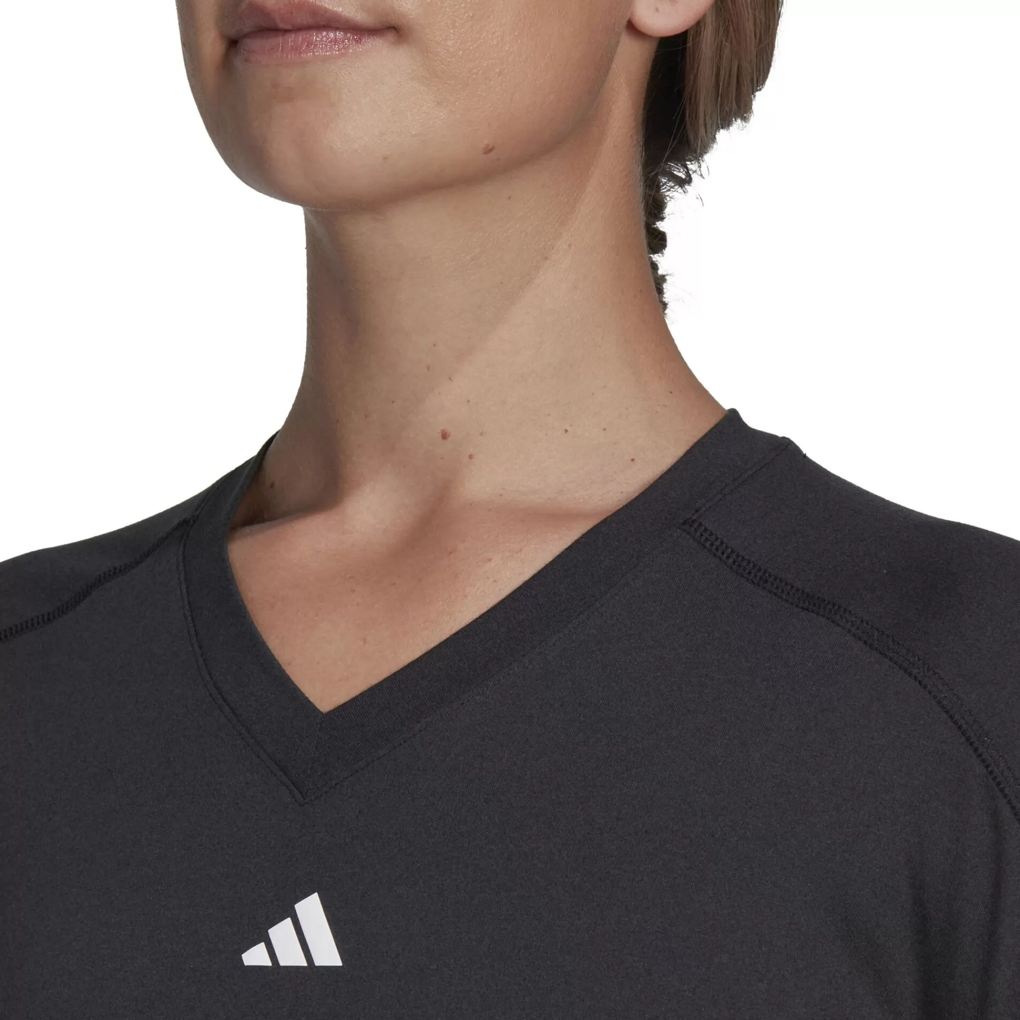 Essentials AEROREADY Train Minimal Branding V-Neck T-Shirt Women ->adidas Best