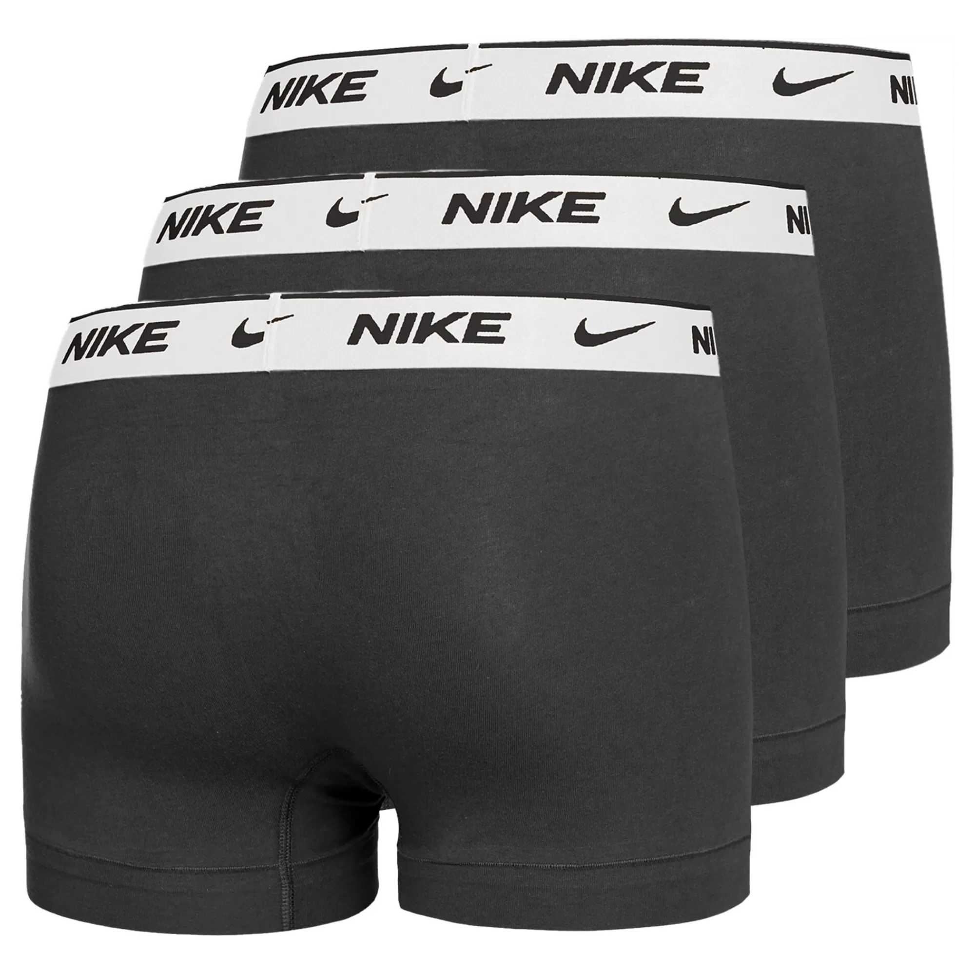 Everyday Cotton Strech Boxer Trunk Boxer Shorts 3 Pack Men - Black, White>Nike Cheap