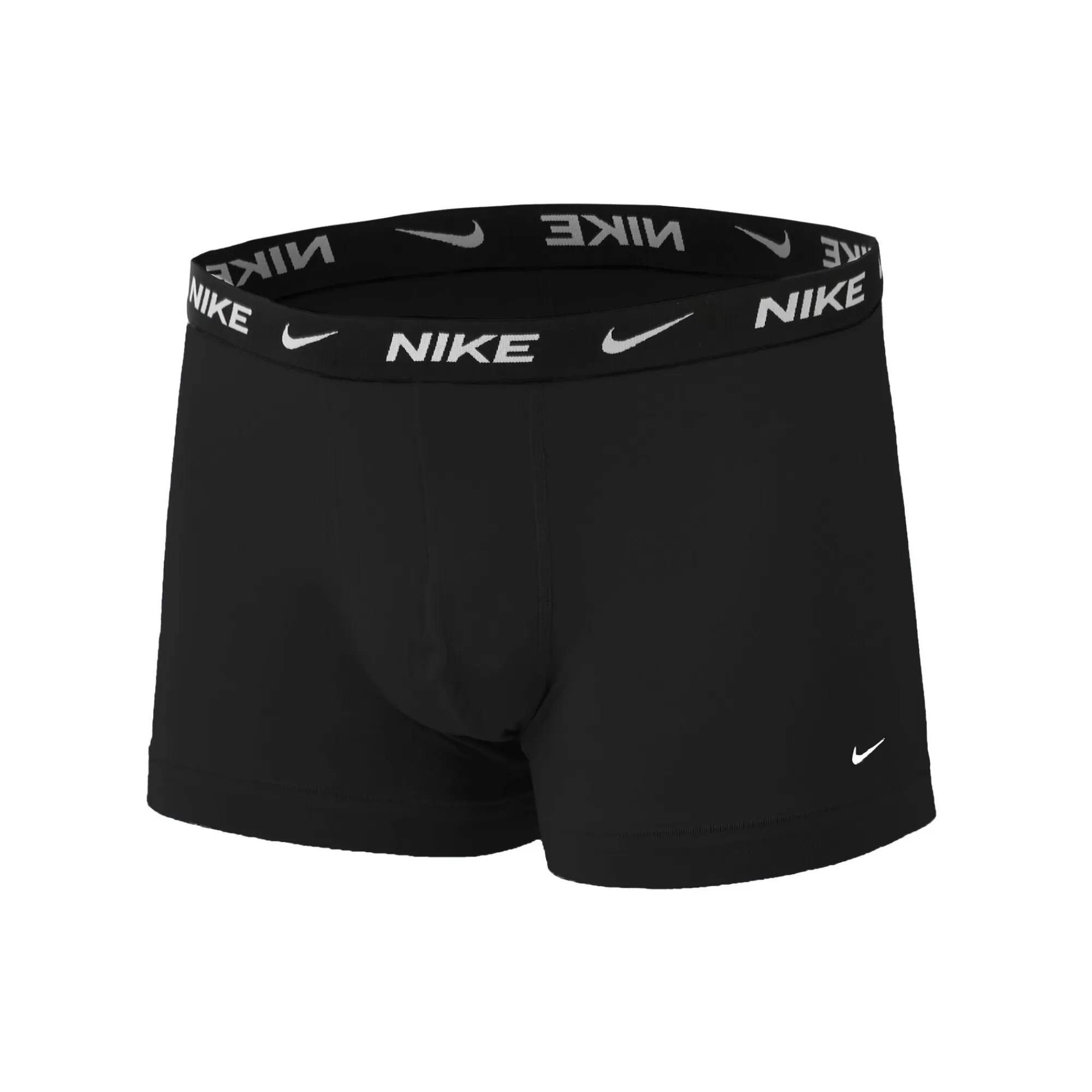 Everyday Cotton Strech Trunk Boxer Shorts 3 Pack Men - Black, White>Nike Fashion