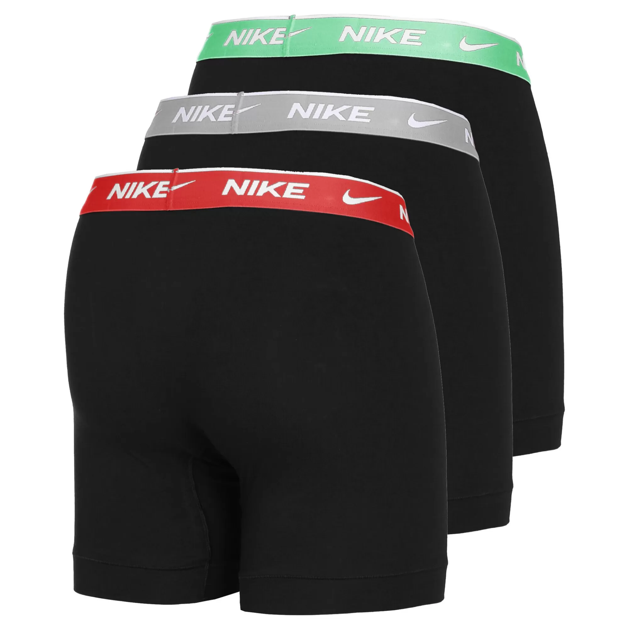Everyday Cotton Stretch Boxer Brief Boxer Shorts 3 Pack Men - Black, Multicoloured>Nike Shop
