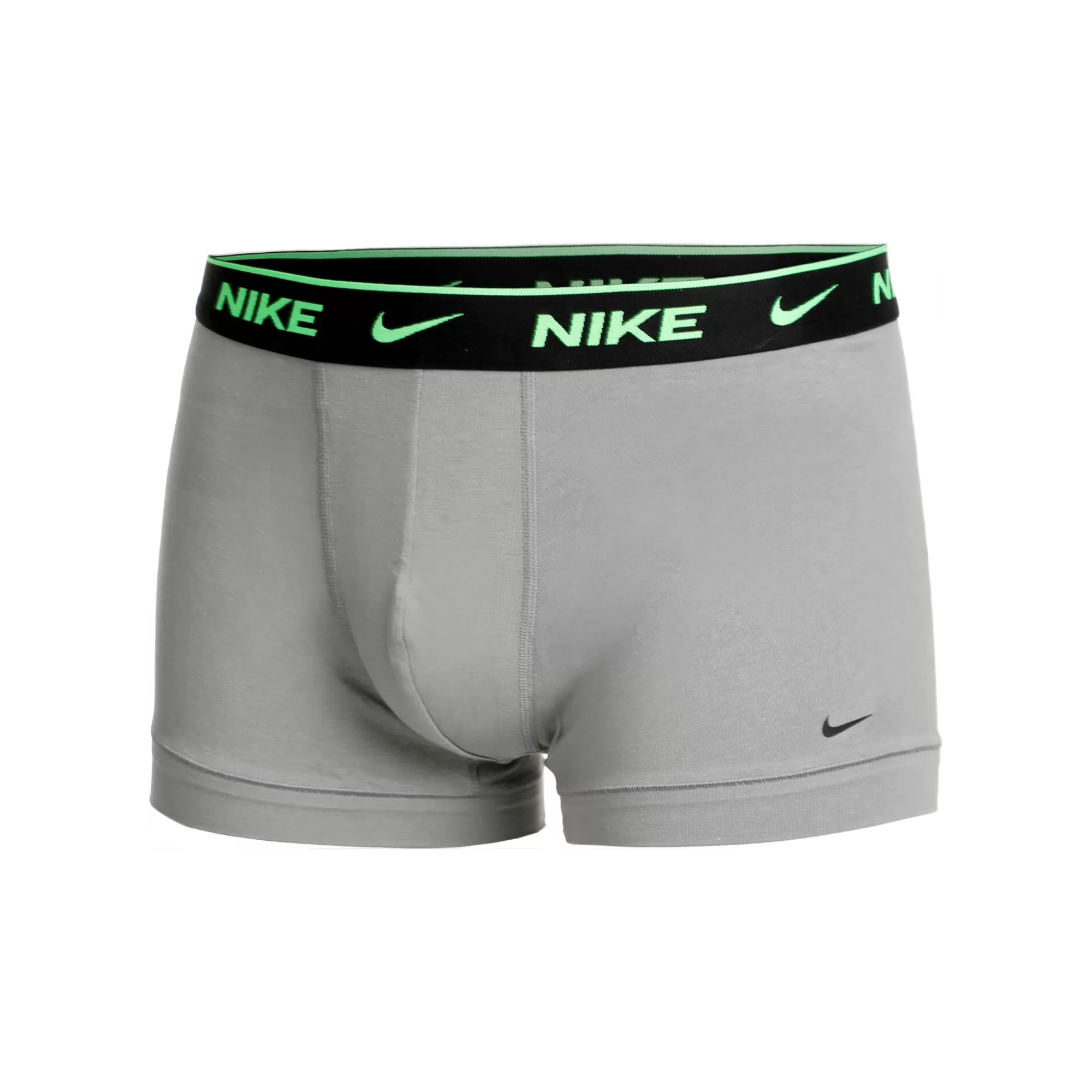 Everyday Cotton Stretch Trunk Boxer Shorts 3 Pack Men - Grey, Neon Green>Nike Best