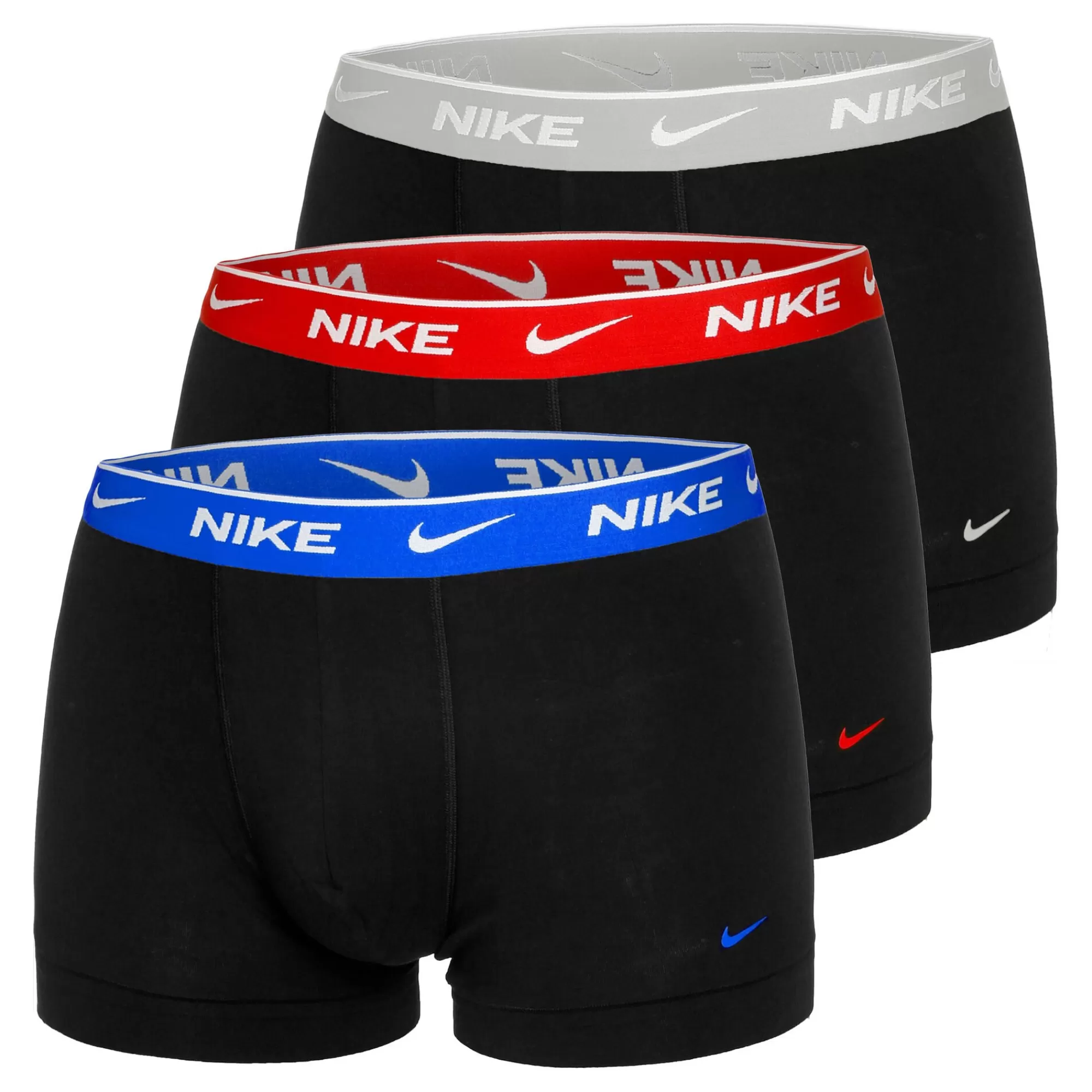 Everyday Cotton Stretch Trunk Boxer Shorts 3 Pack Men ->Nike Best