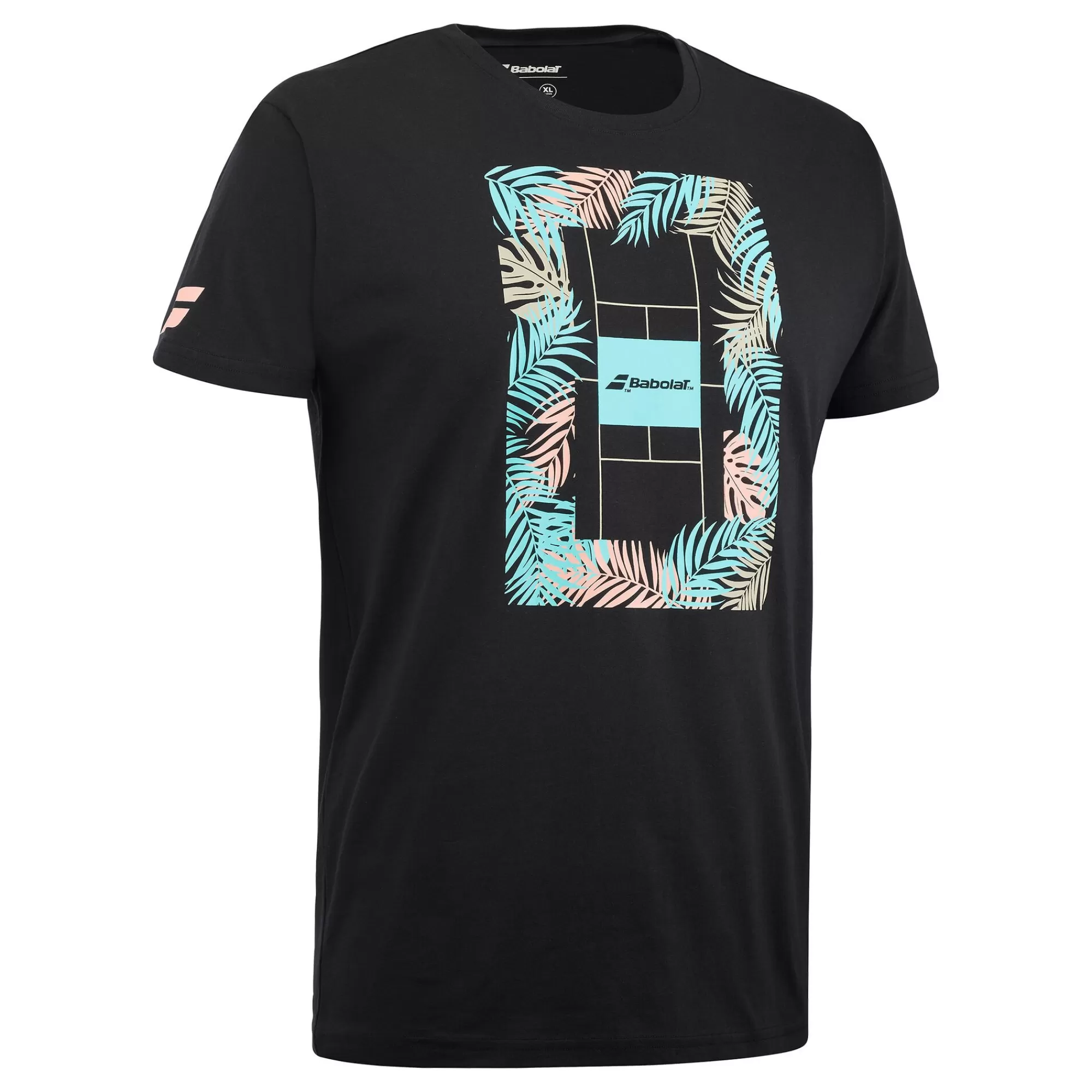 Exercise Message T-Shirt Men ->Babolat Fashion