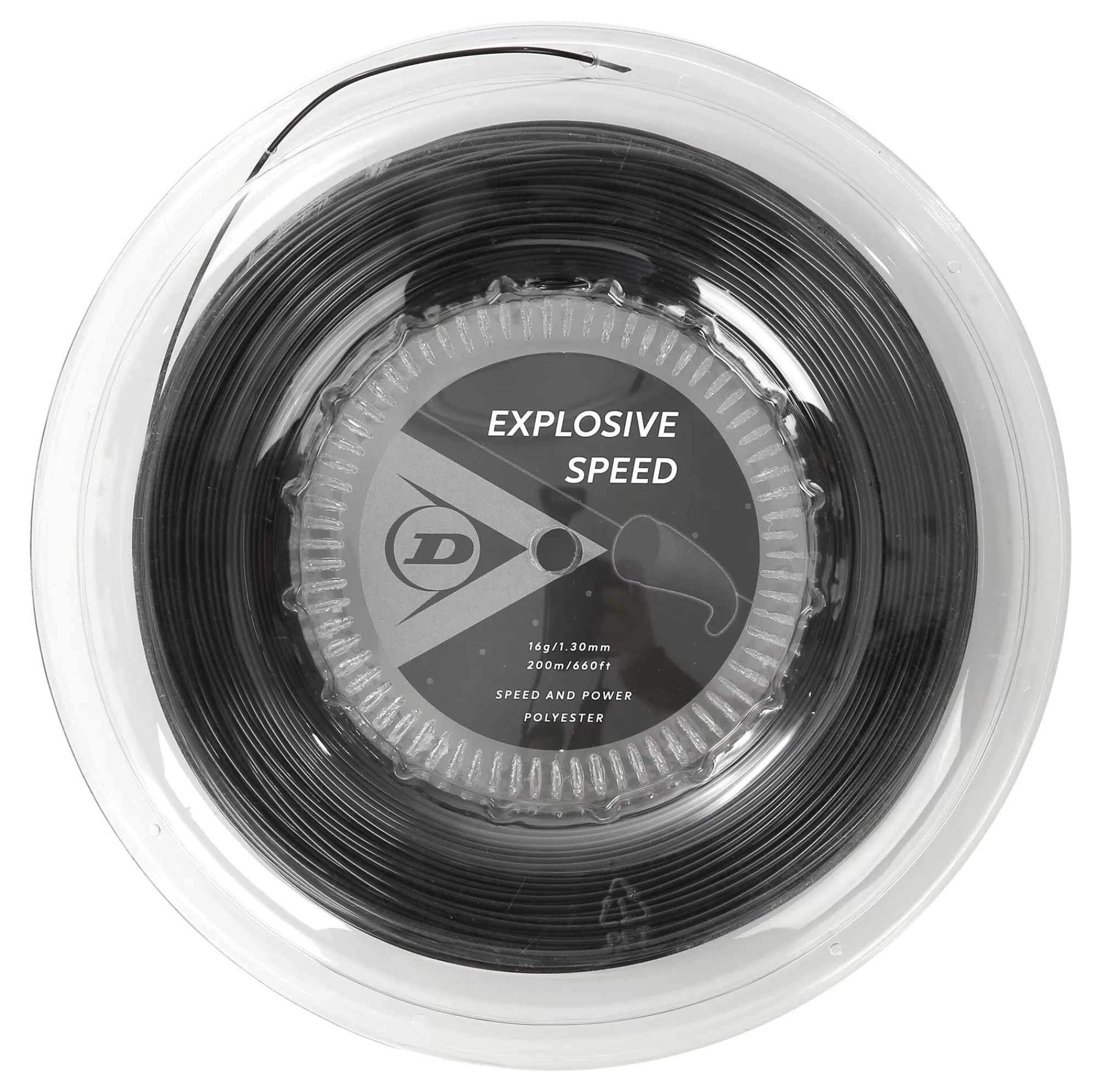 Explosive Speed String Reel 200m - Black>Dunlop Online