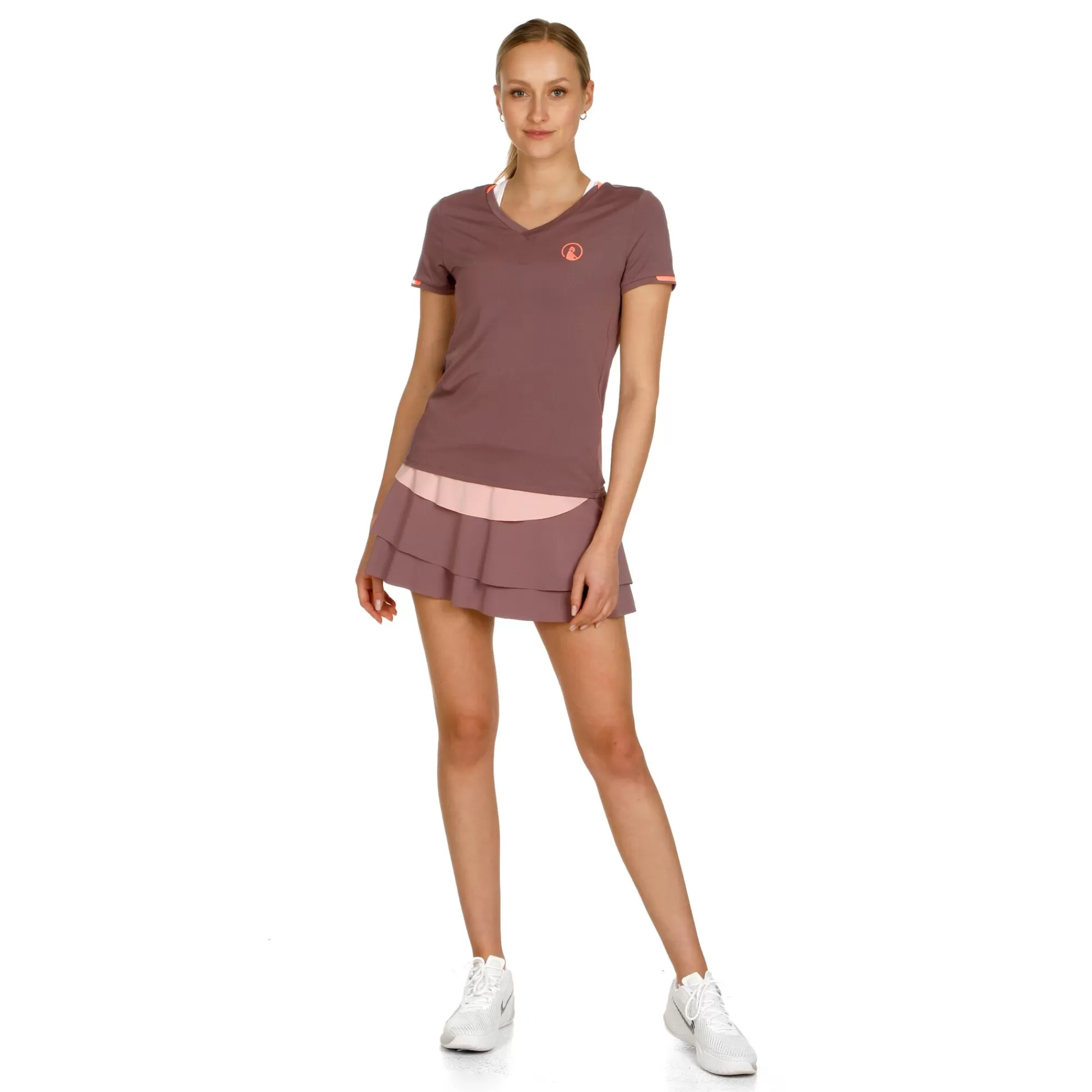 Flounce Skirt Women - Antique Pink, Violet>Quiet Please Best