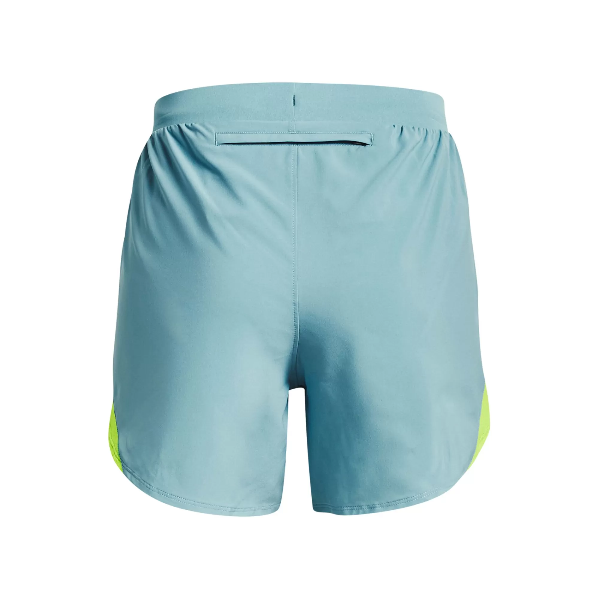 Fly By Elite 5in Shorts Women - Light Blue, Neon Yellow>Under Armour Cheap