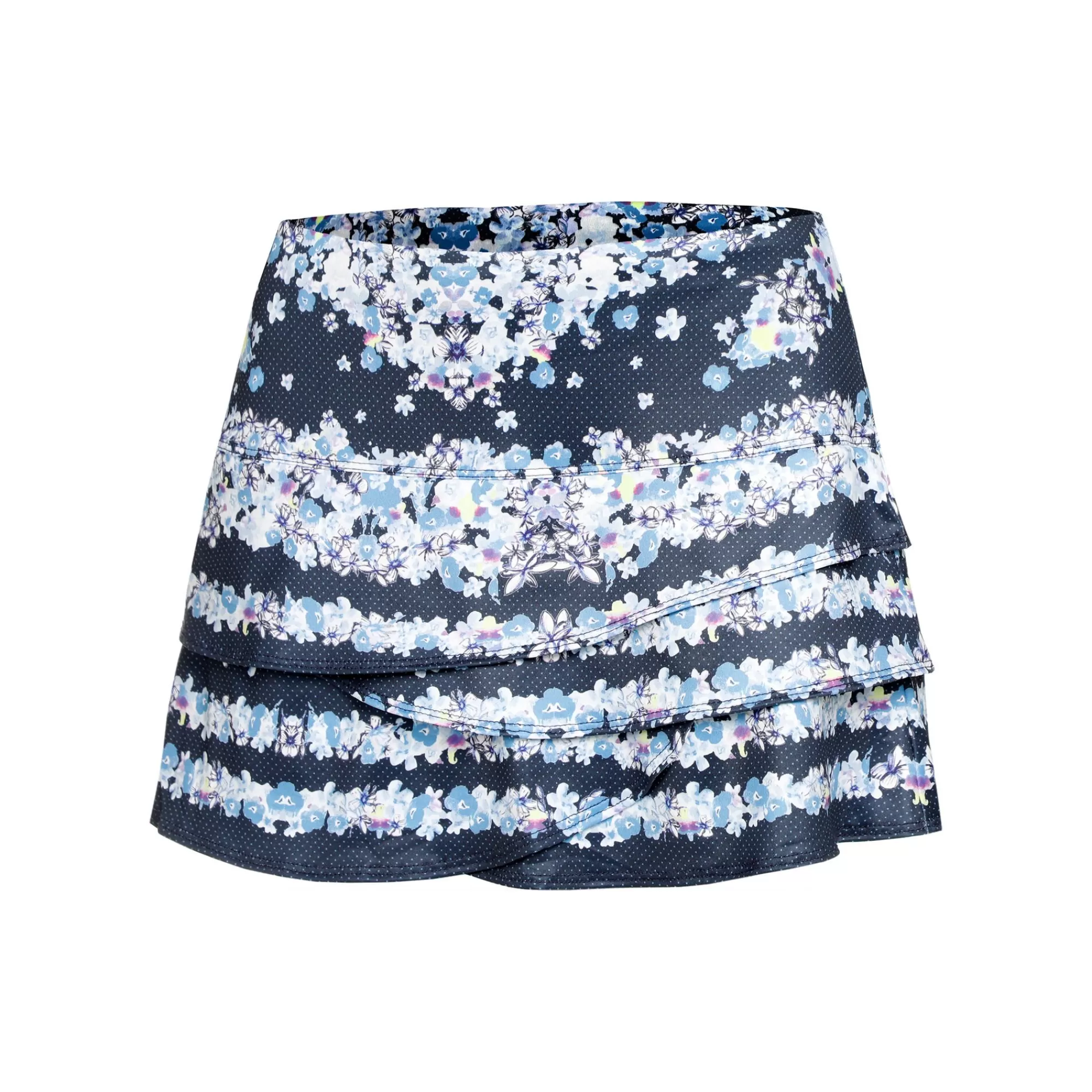 Forget Me Not Scallop Skirt Women - Blue, White>Lucky in Love Flash Sale