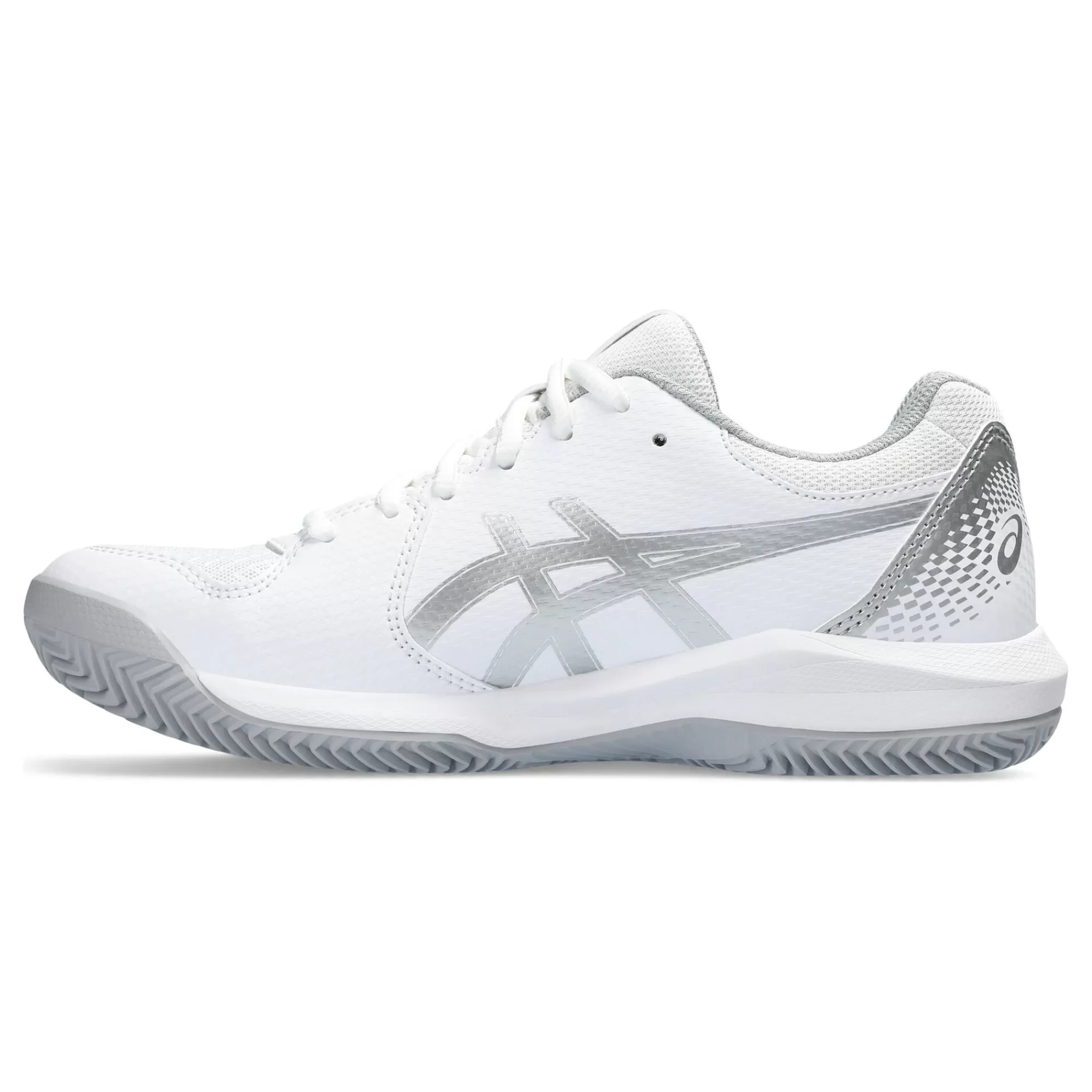 Gel-Dedicate 8 CLY Clay Court Shoe Men - White, Silver>ASICS Hot