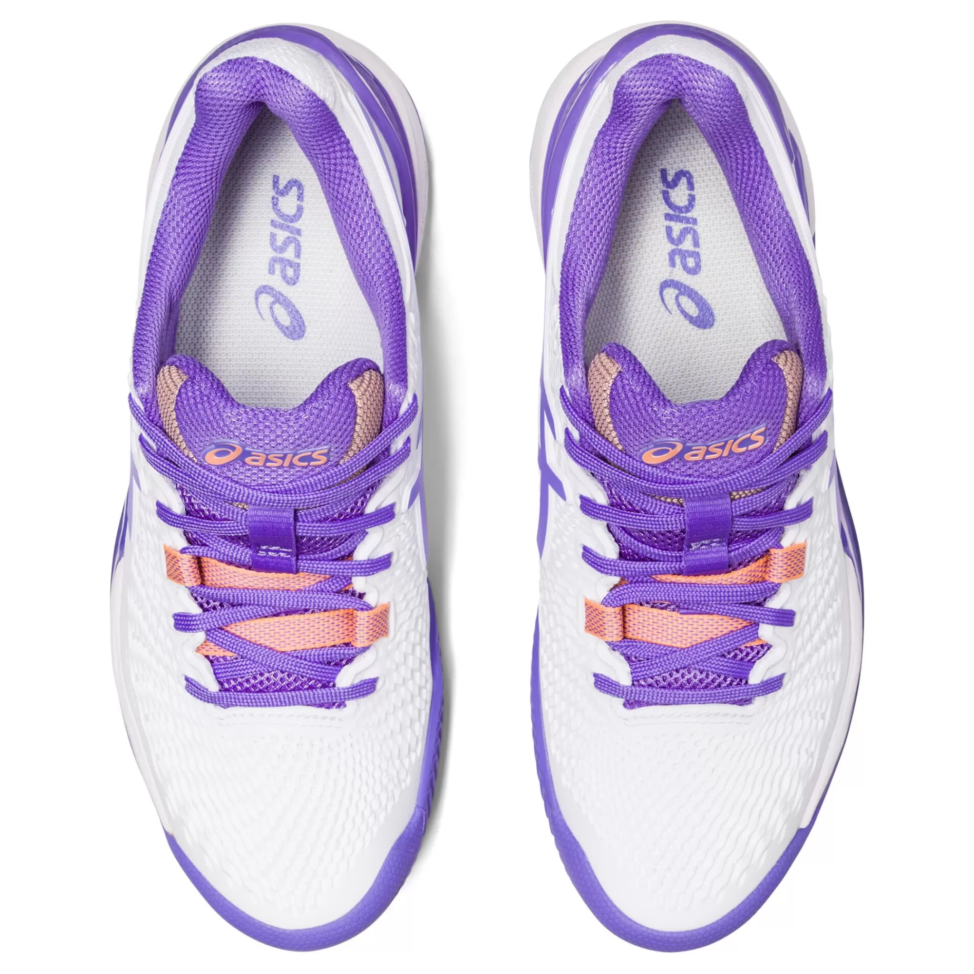 Gel-Resolution 9 Clay Court Shoe Women - White, Lilac>ASICS Online