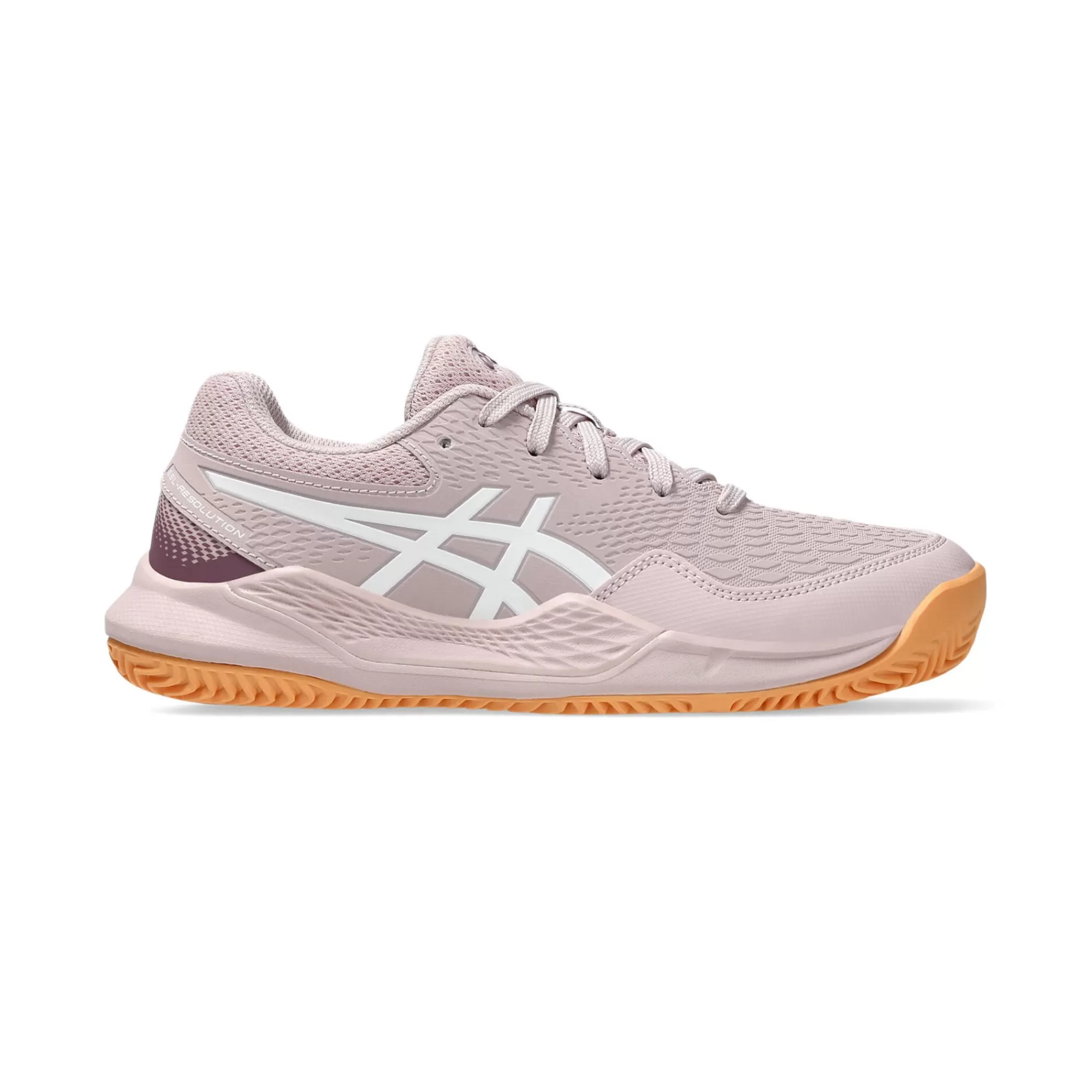 Gel-Resolution 9 GS Clay Court Shoe Kids - Beige, White>ASICS Cheap