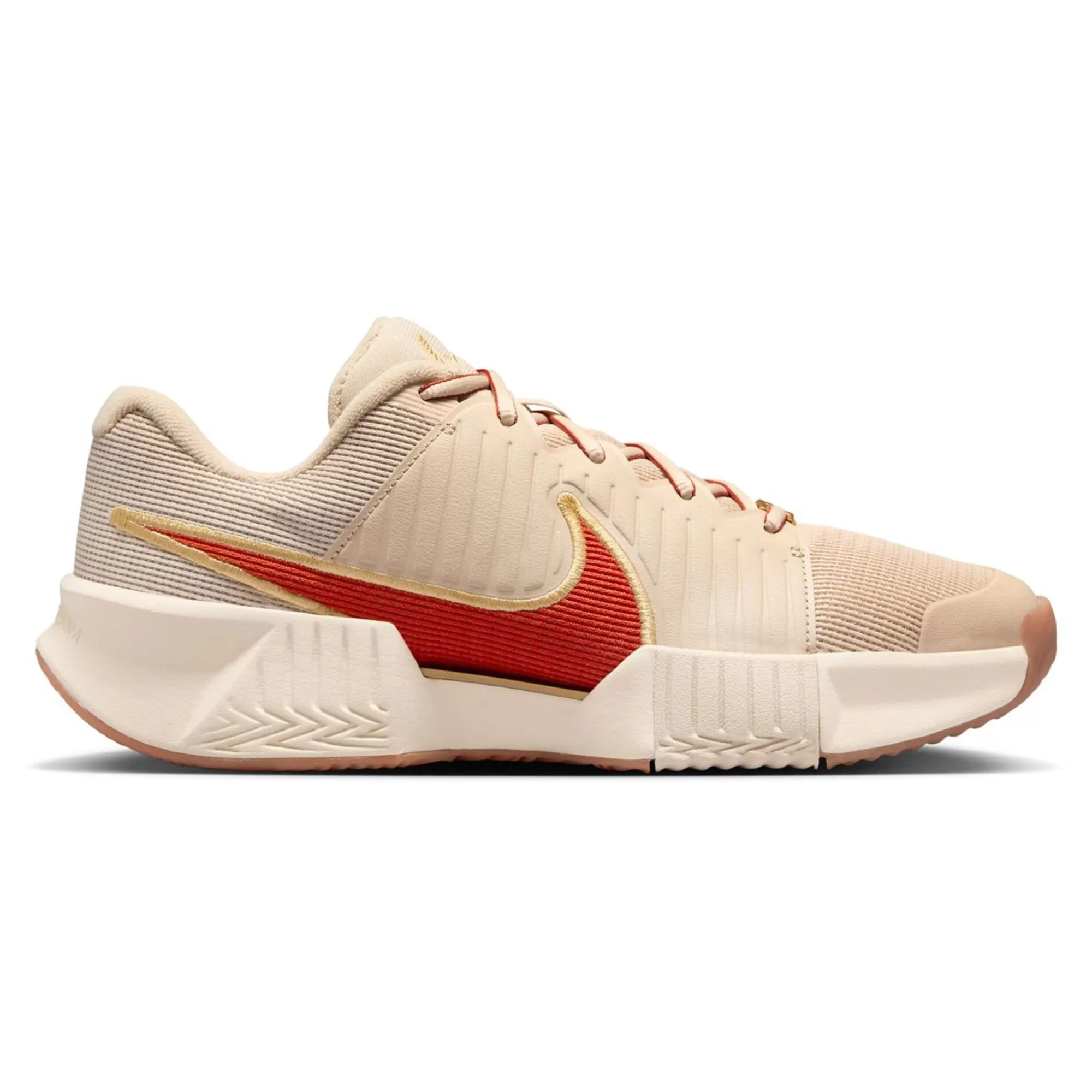 GP Challenge Pro PRM Clay Court Shoe Women - Beige, Rust>Nike Clearance