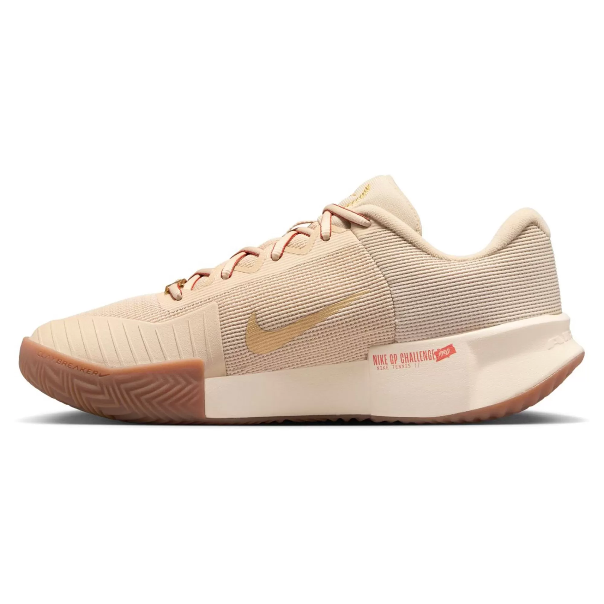 GP Challenge Pro PRM Clay Court Shoe Women - Beige, Rust>Nike Clearance