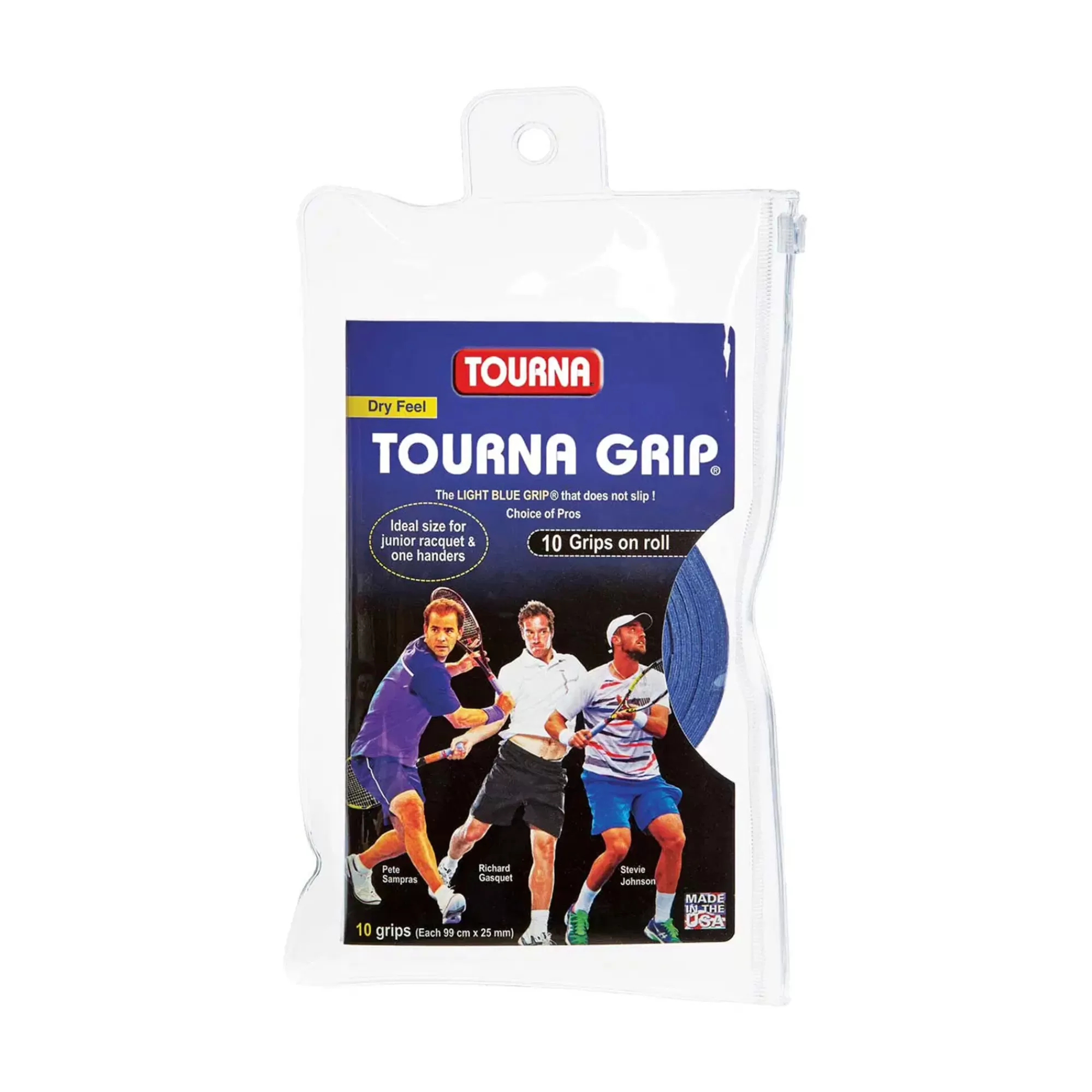 Grip Standard 10 Pack - Blue>Tourna Best