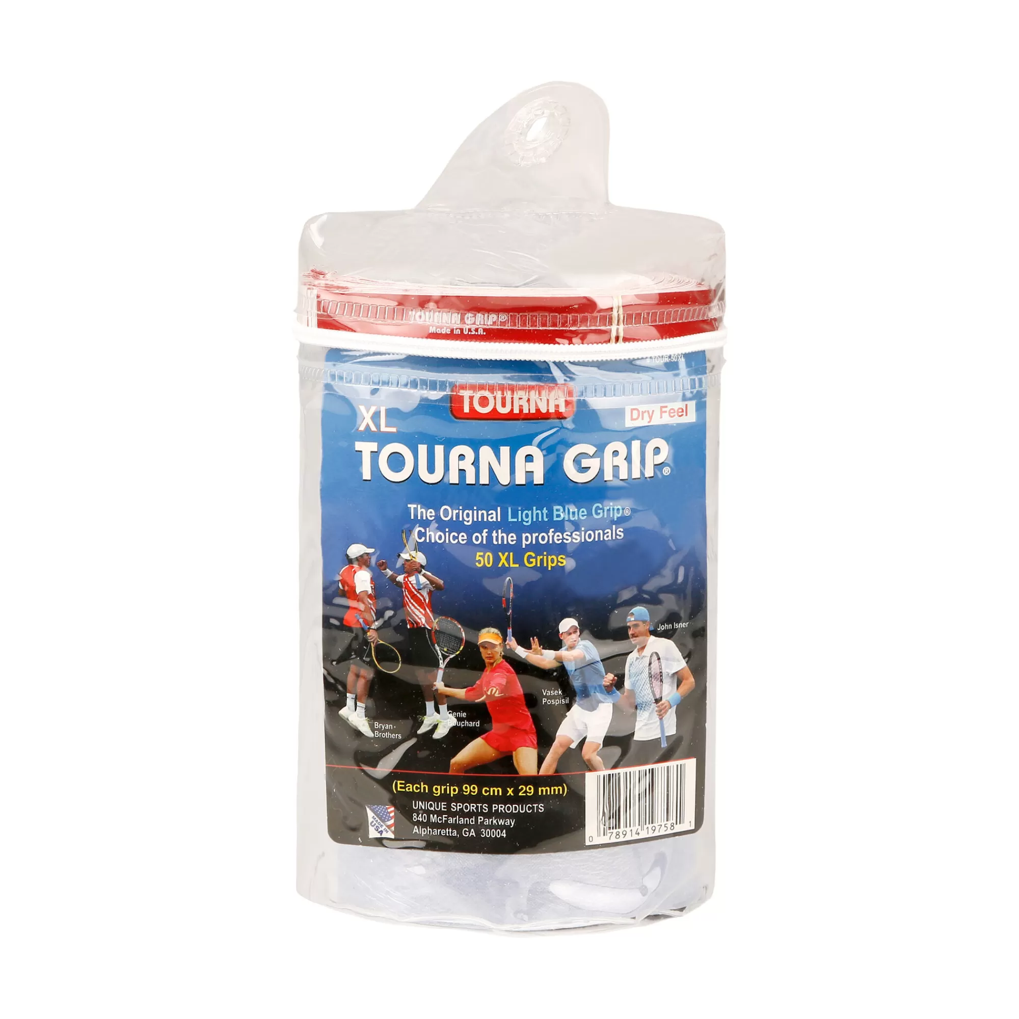 Grip Tour XL 50 Pack - Blue>Tourna Best