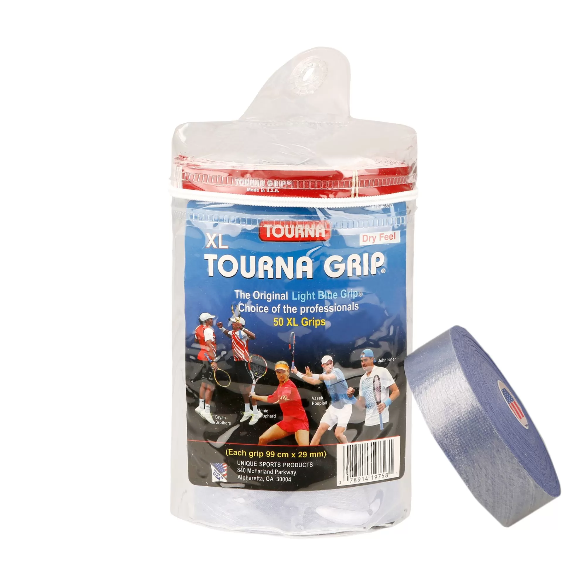 Grip Tour XL 50 Pack - Blue>Tourna Best