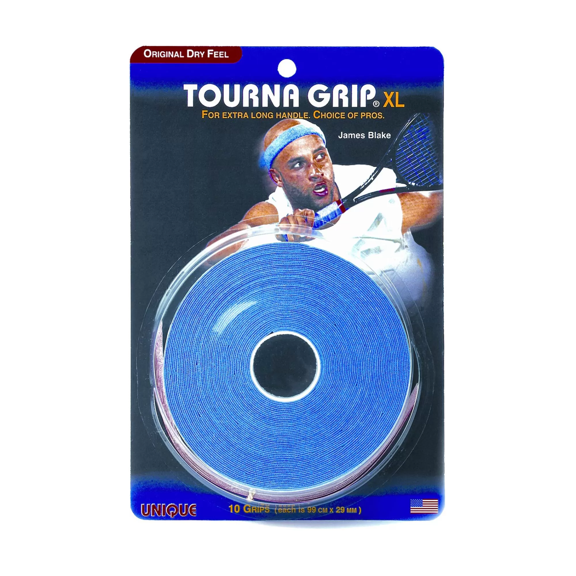 Grip XL 10 Pack - Blue>Tourna Cheap