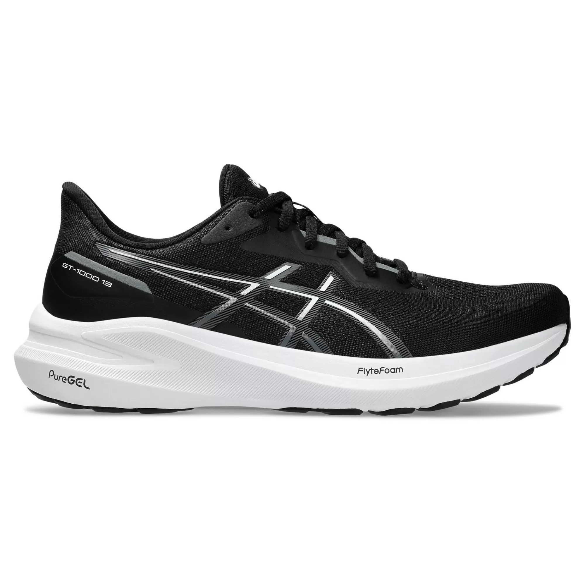 GT-1000 13 Stability Running Shoe Men - Black, White>ASICS Clearance