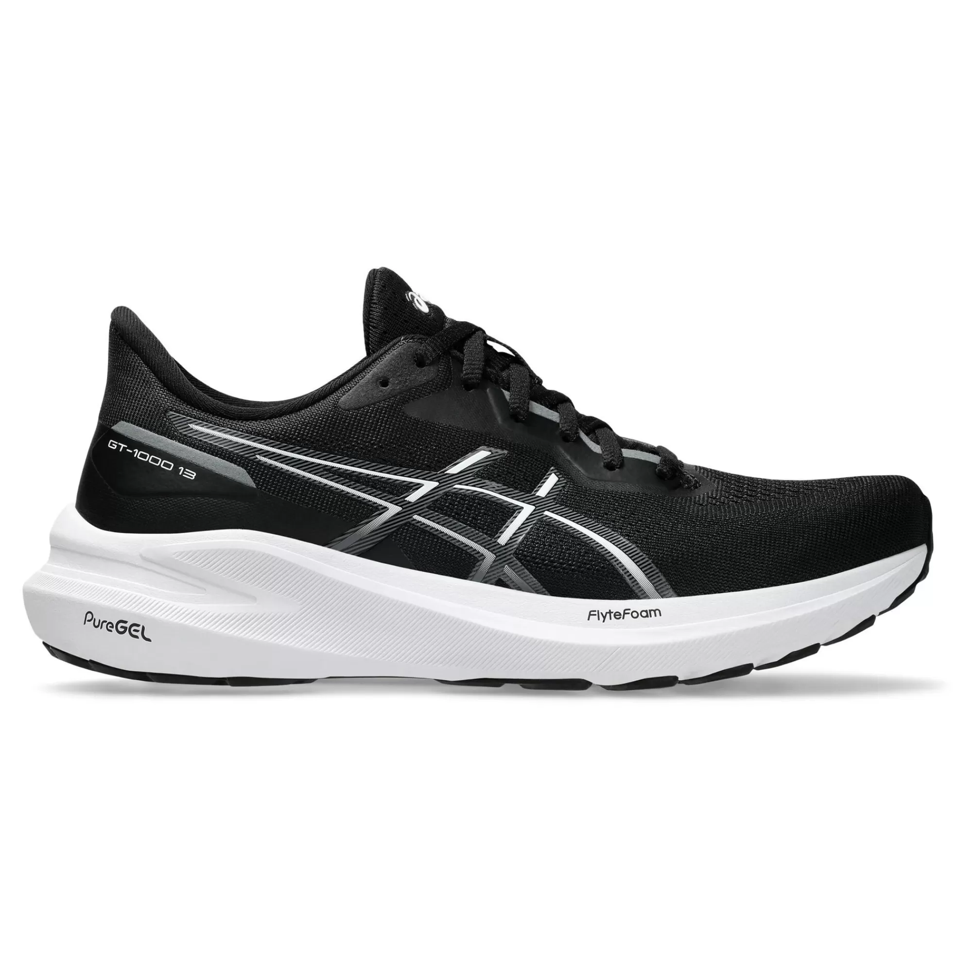 GT-1000 13 Stability Running Shoe Women - Black, White>ASICS Discount