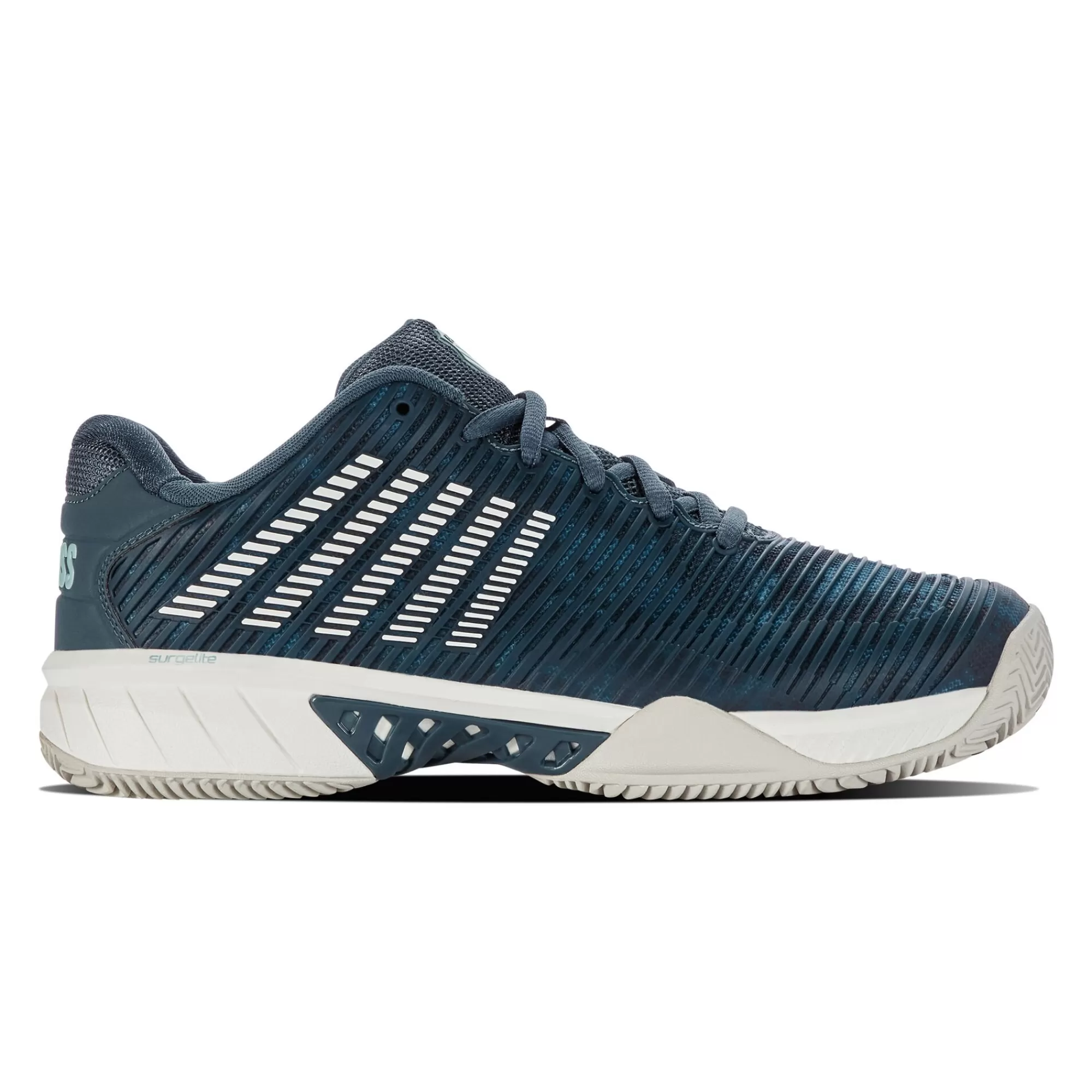 Hypercourt Express 2 Clay Court Shoe Men - Petrol, White>K-Swiss Flash Sale