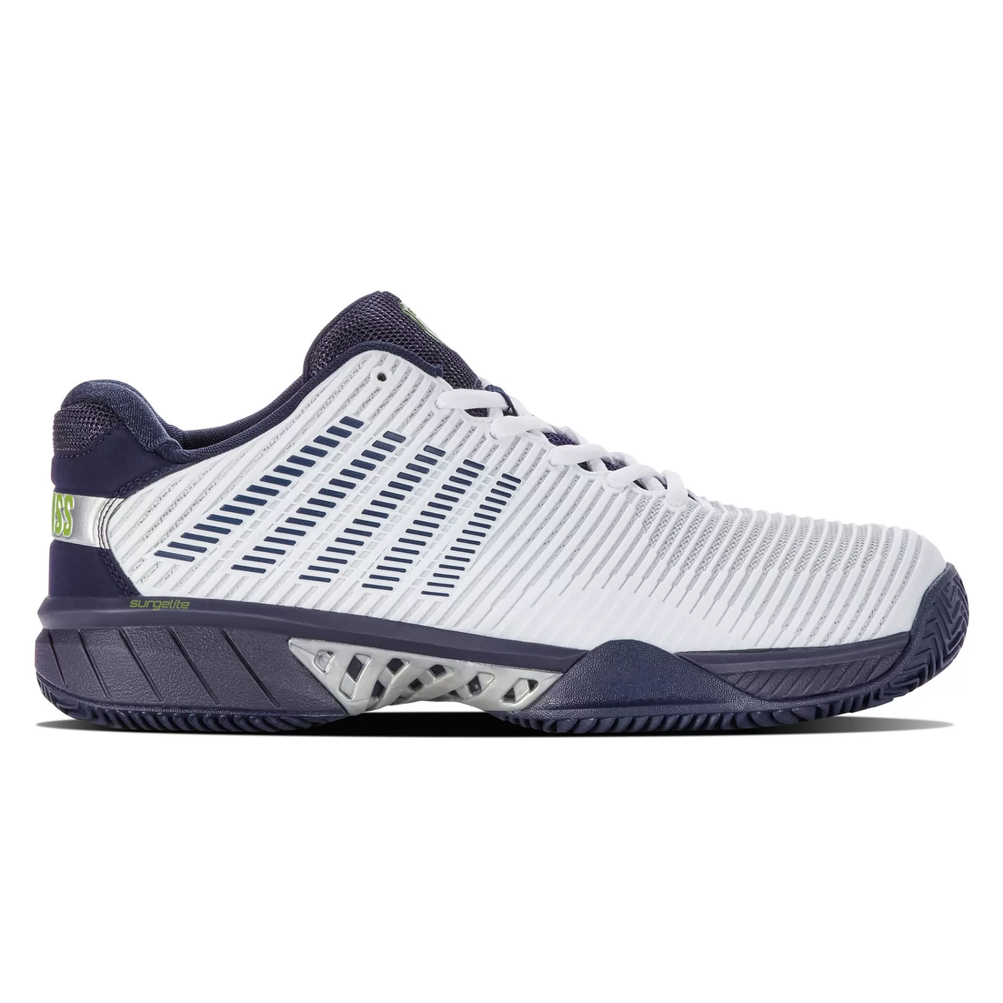 Hypercourt Express 2 Clay Court Shoe Men - White, Dark Blue>K-Swiss New