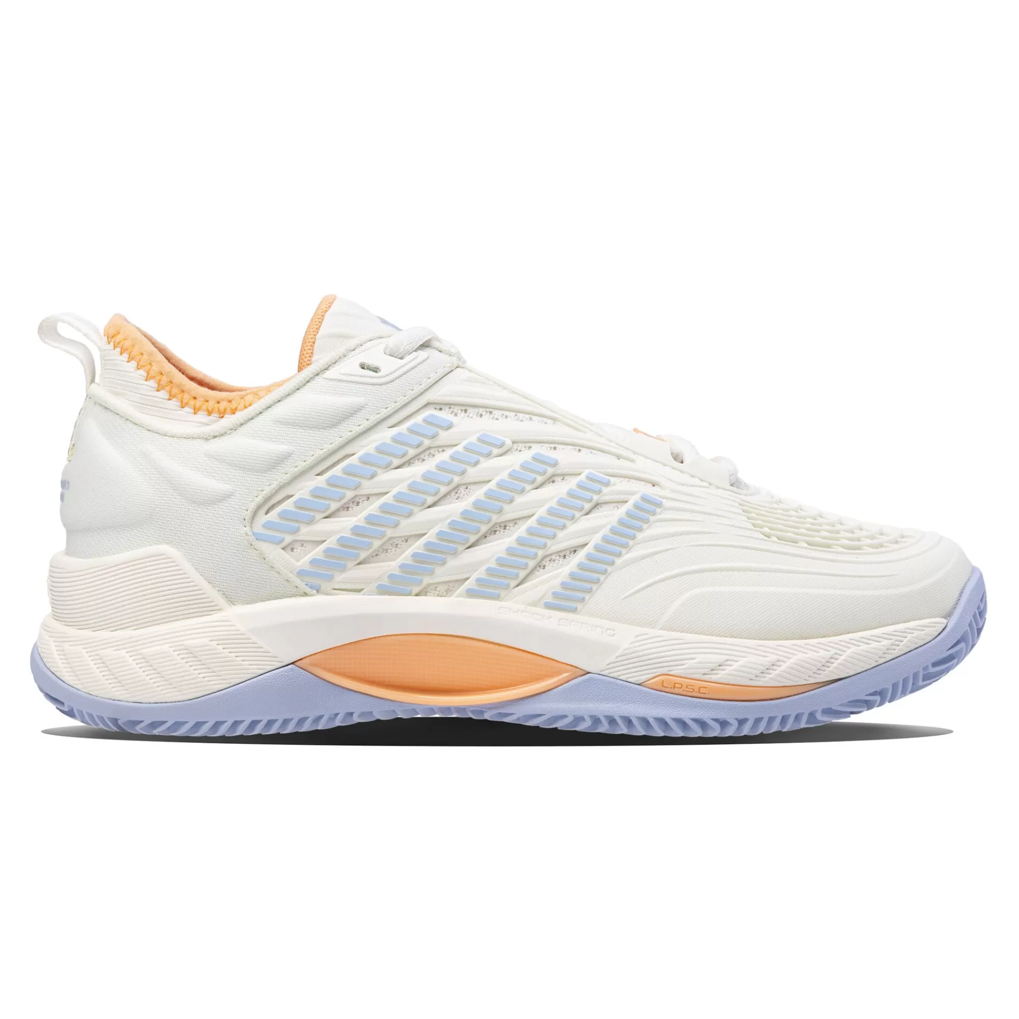 Hypercourt Supreme 2 CLAY Clay Court Shoe Women - White, Apricot>K-Swiss Outlet