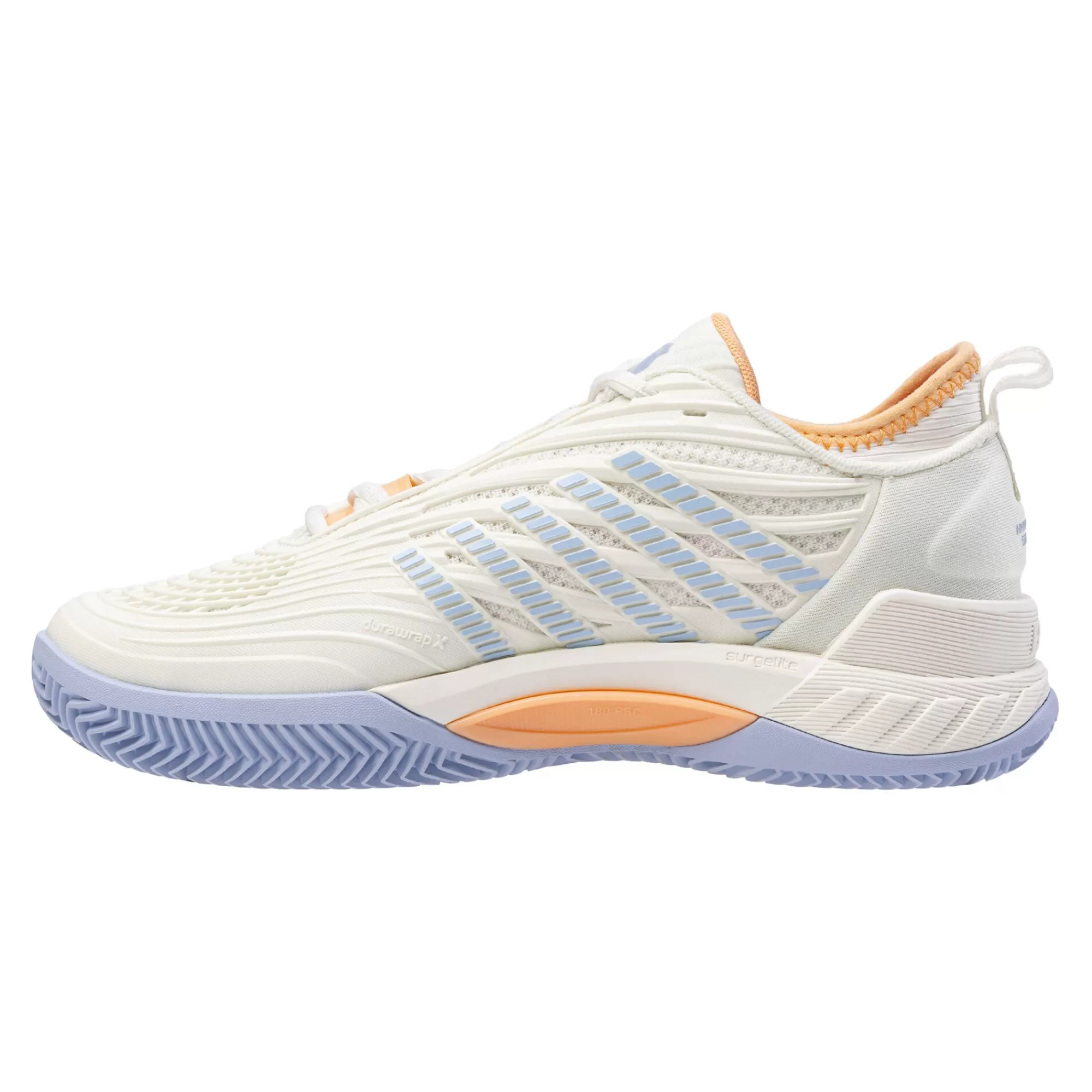 Hypercourt Supreme 2 CLAY Clay Court Shoe Women - White, Apricot>K-Swiss Outlet