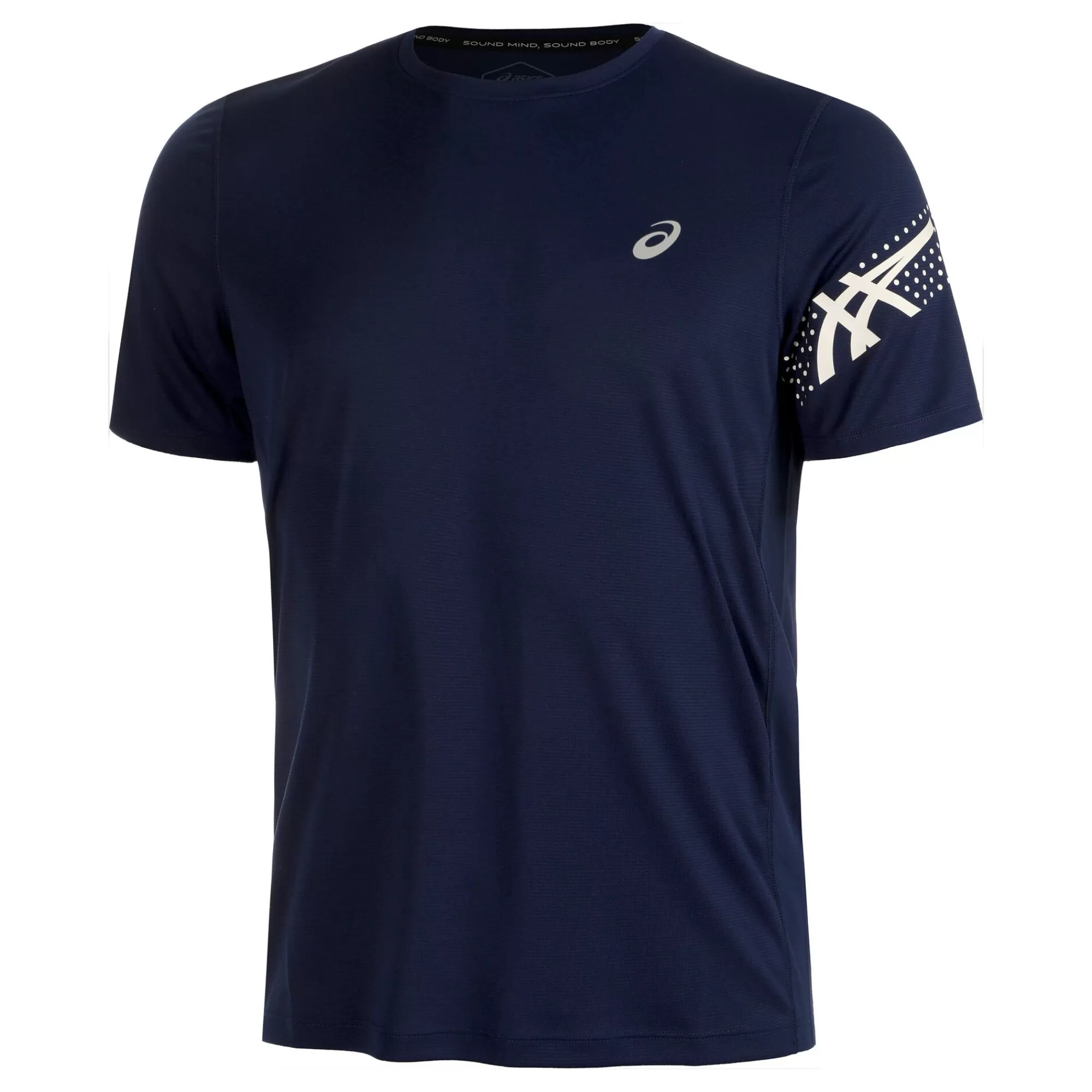 Icon Running Shirt Men - Dark Blue>ASICS Cheap