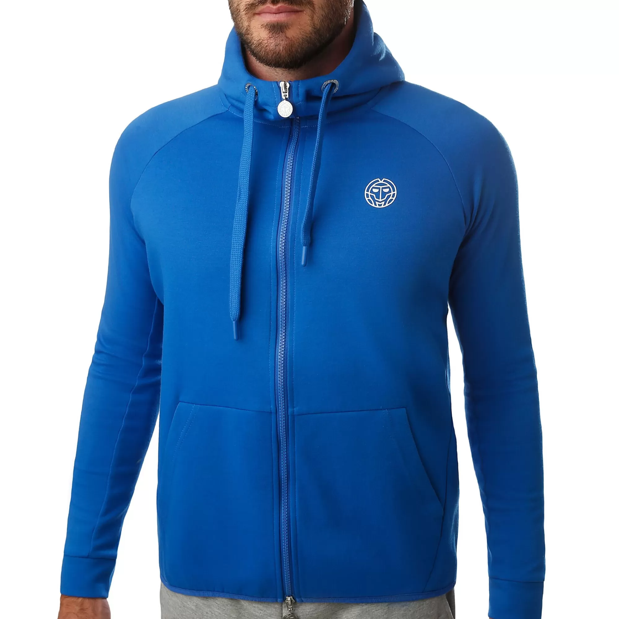 Jamol Tech Training Jacket Men - Blue, White>BIDI BADU Cheap
