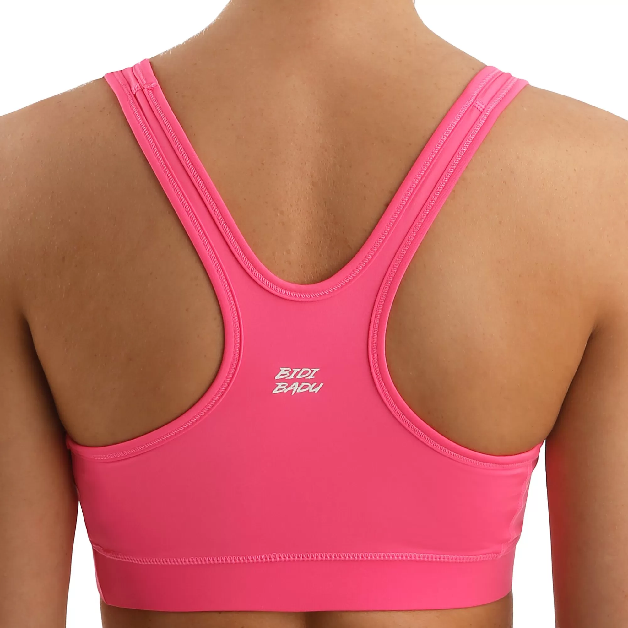 Jude Tech Sports Bras Women - Pink, White>BIDI BADU Best Sale